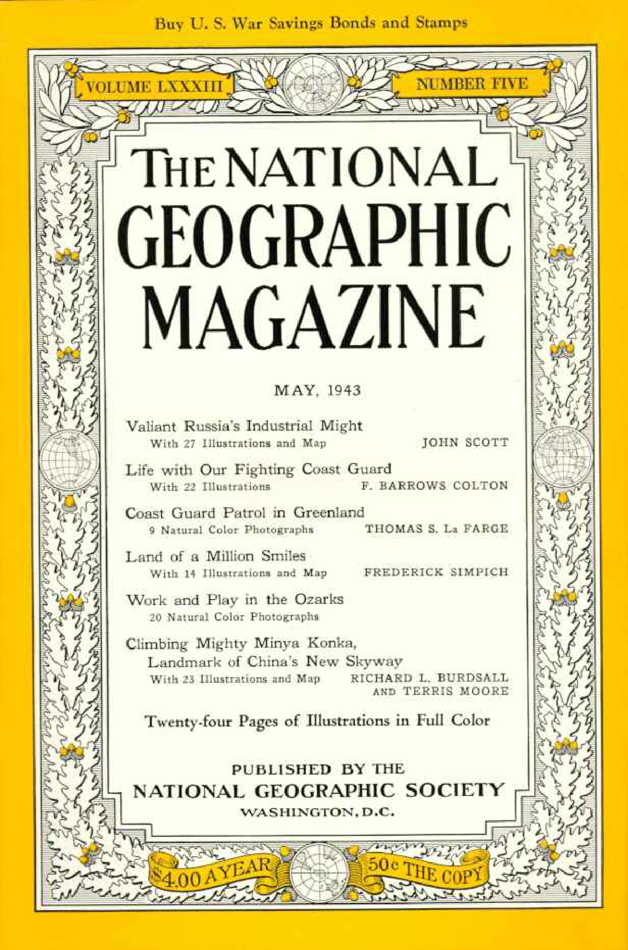 [해외잡지] National Geographic 1943-05 083-5 May