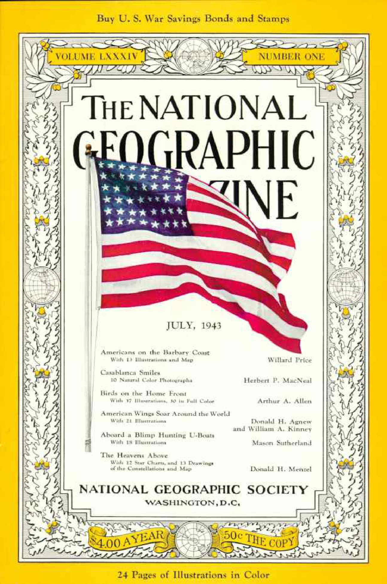 [해외잡지] National Geographic 1943-07 084-1 Jul