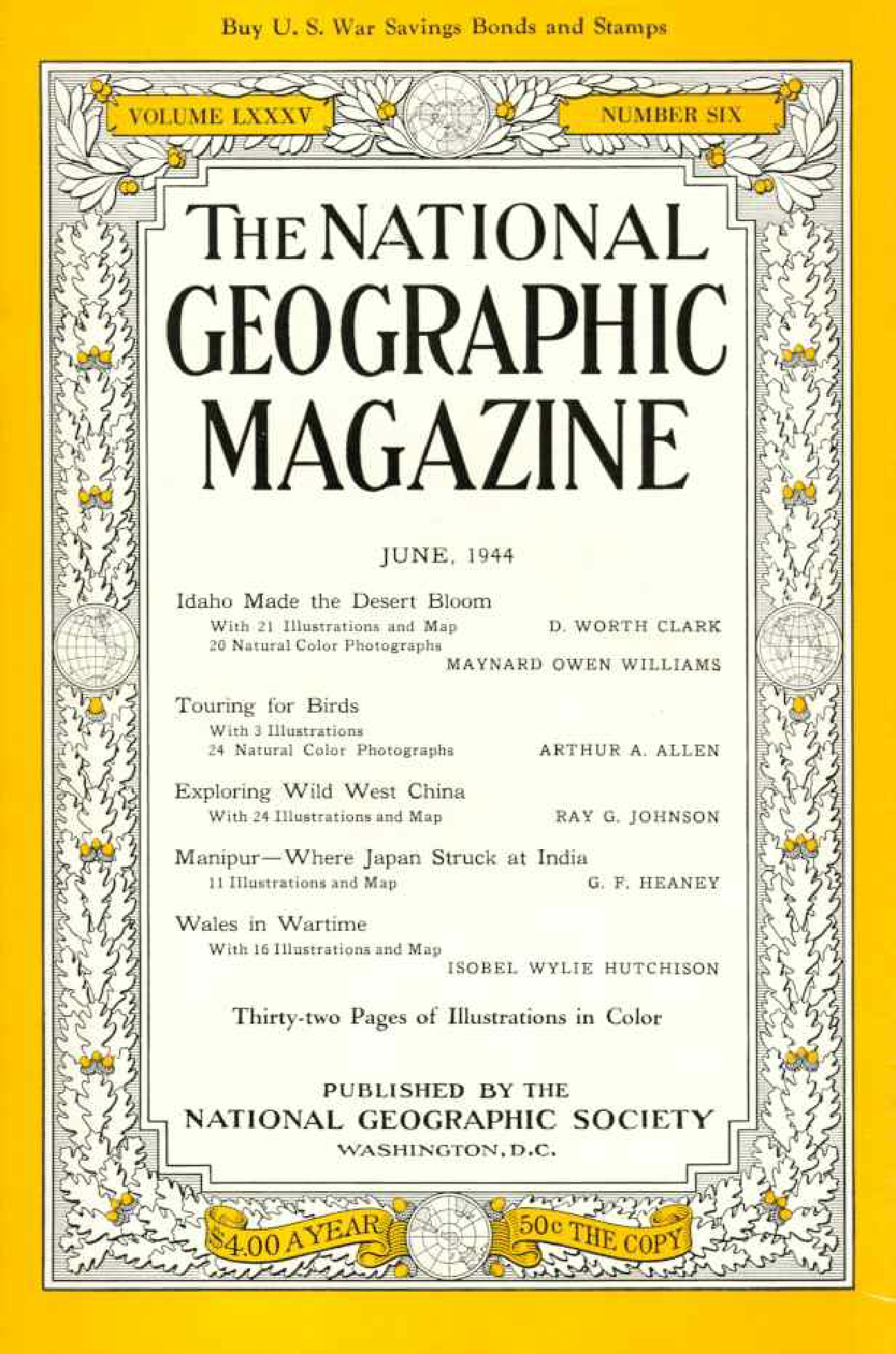 [해외잡지] National Geographic 1944-06 085-6 Jun