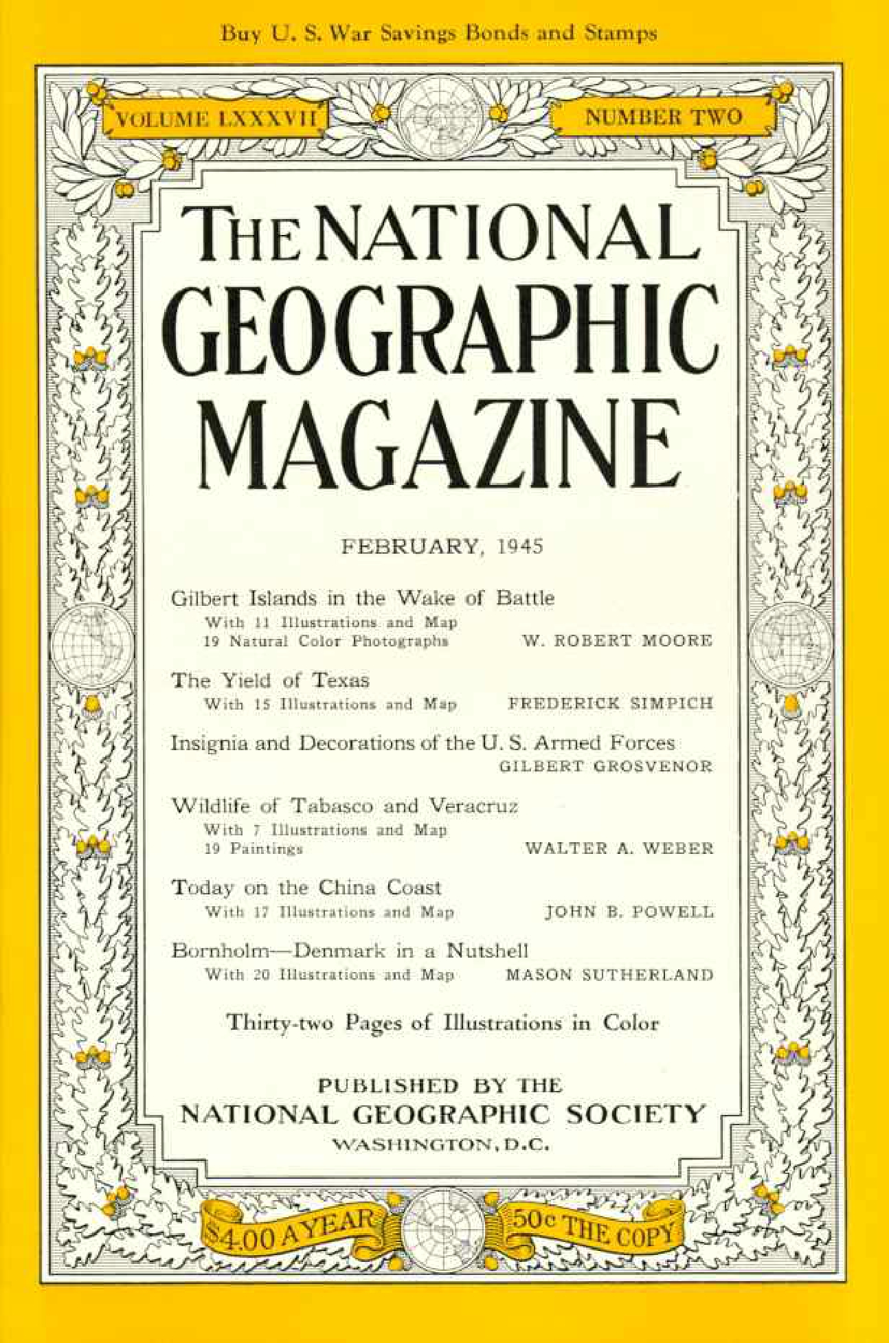 [해외잡지] National Geographic 1945-02 087-2 Feb