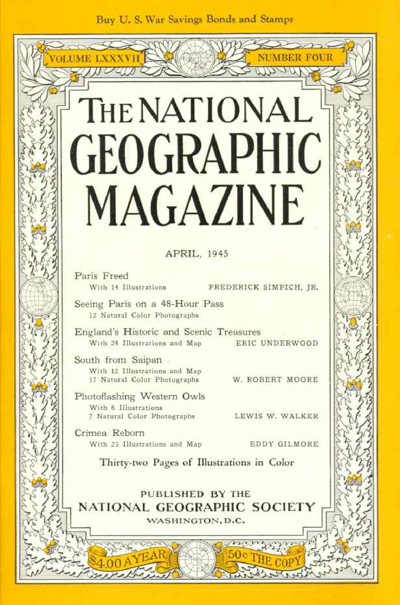 [해외잡지] National Geographic 1945-04 087-4 Apr