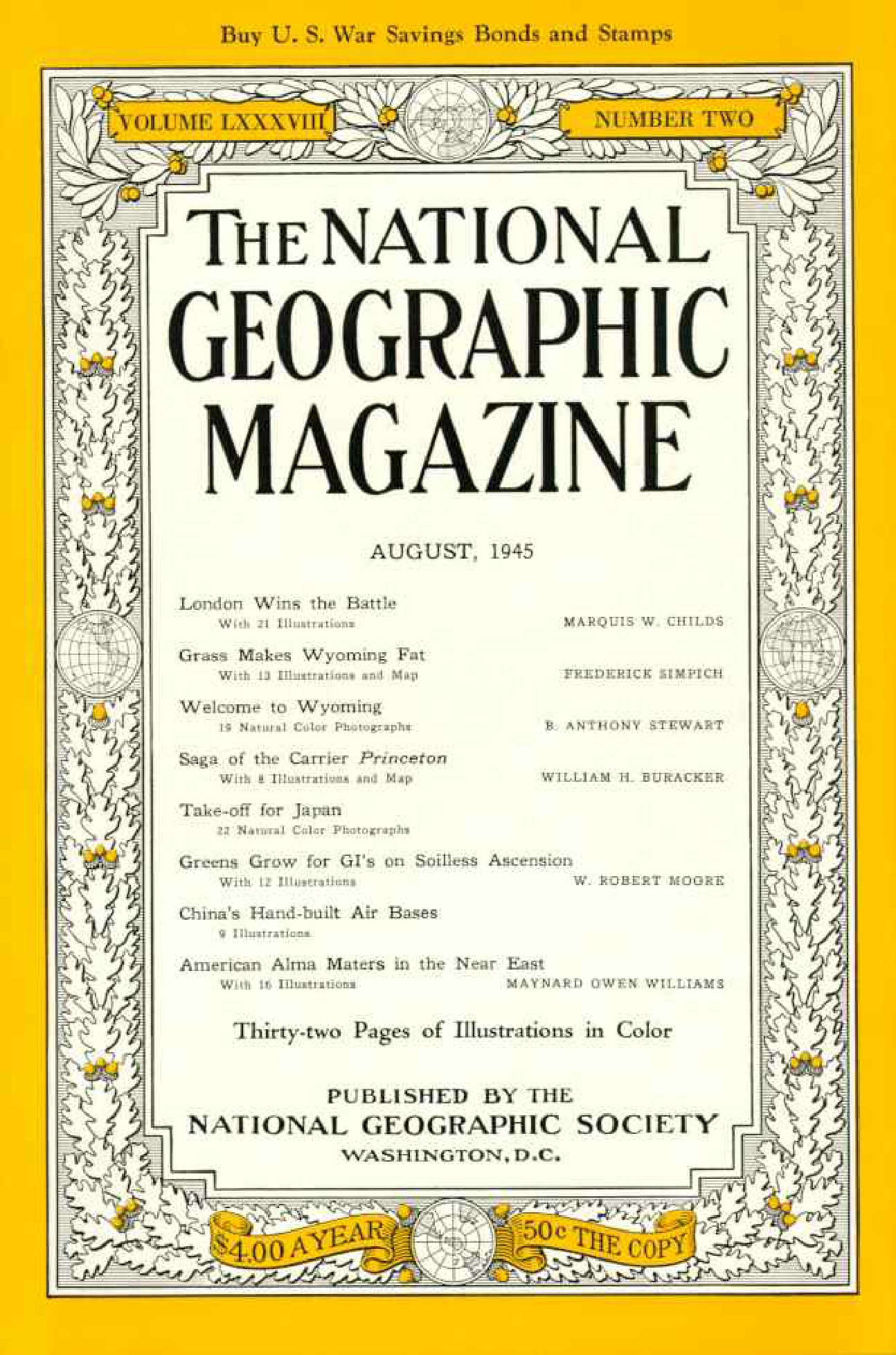 [해외잡지] National Geographic 1945-08 088-2 Aug