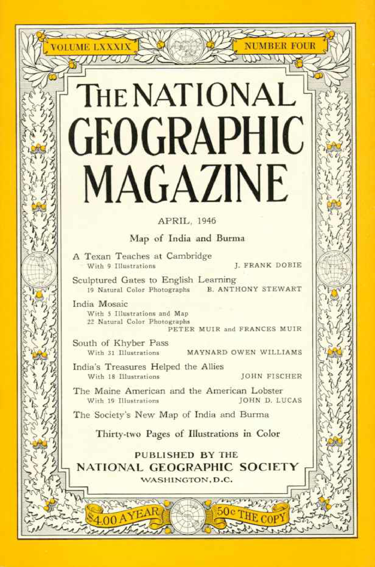 [해외잡지] National Geographic 1946-04 089-4 Apr