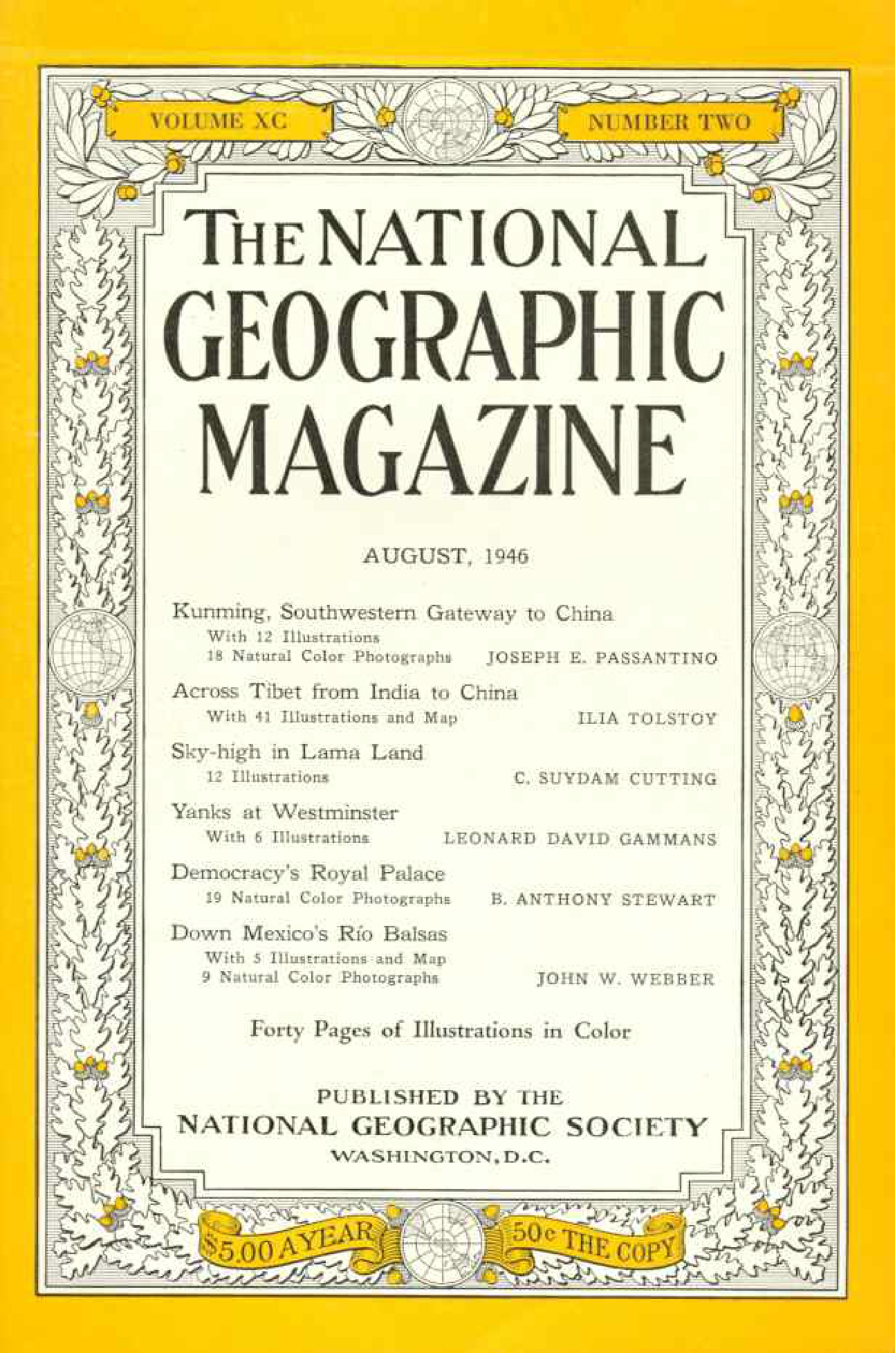 [해외잡지] National Geographic 1946-08 090-2 Aug