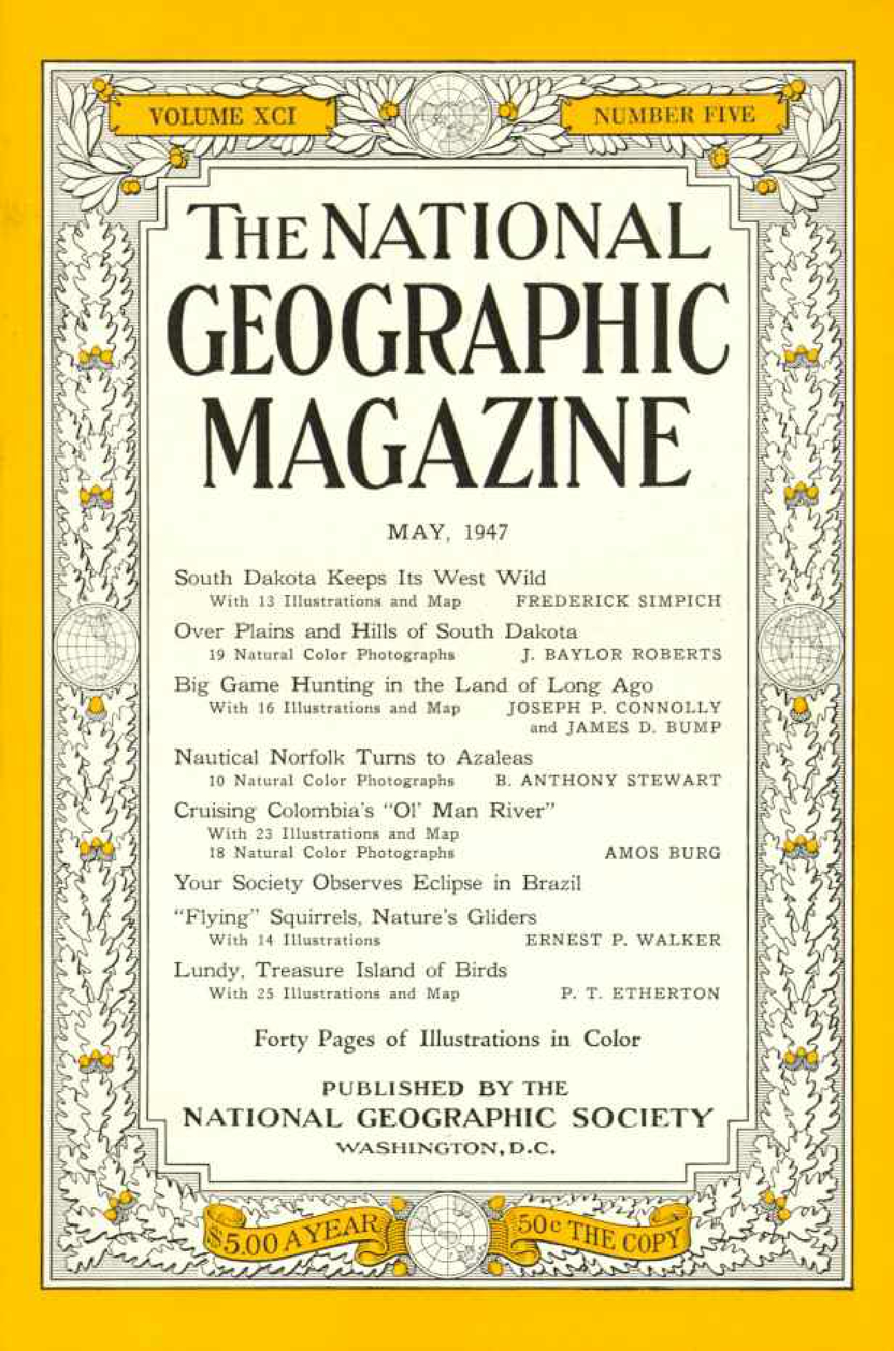 [해외잡지] National Geographic 1947-05 091-5 May