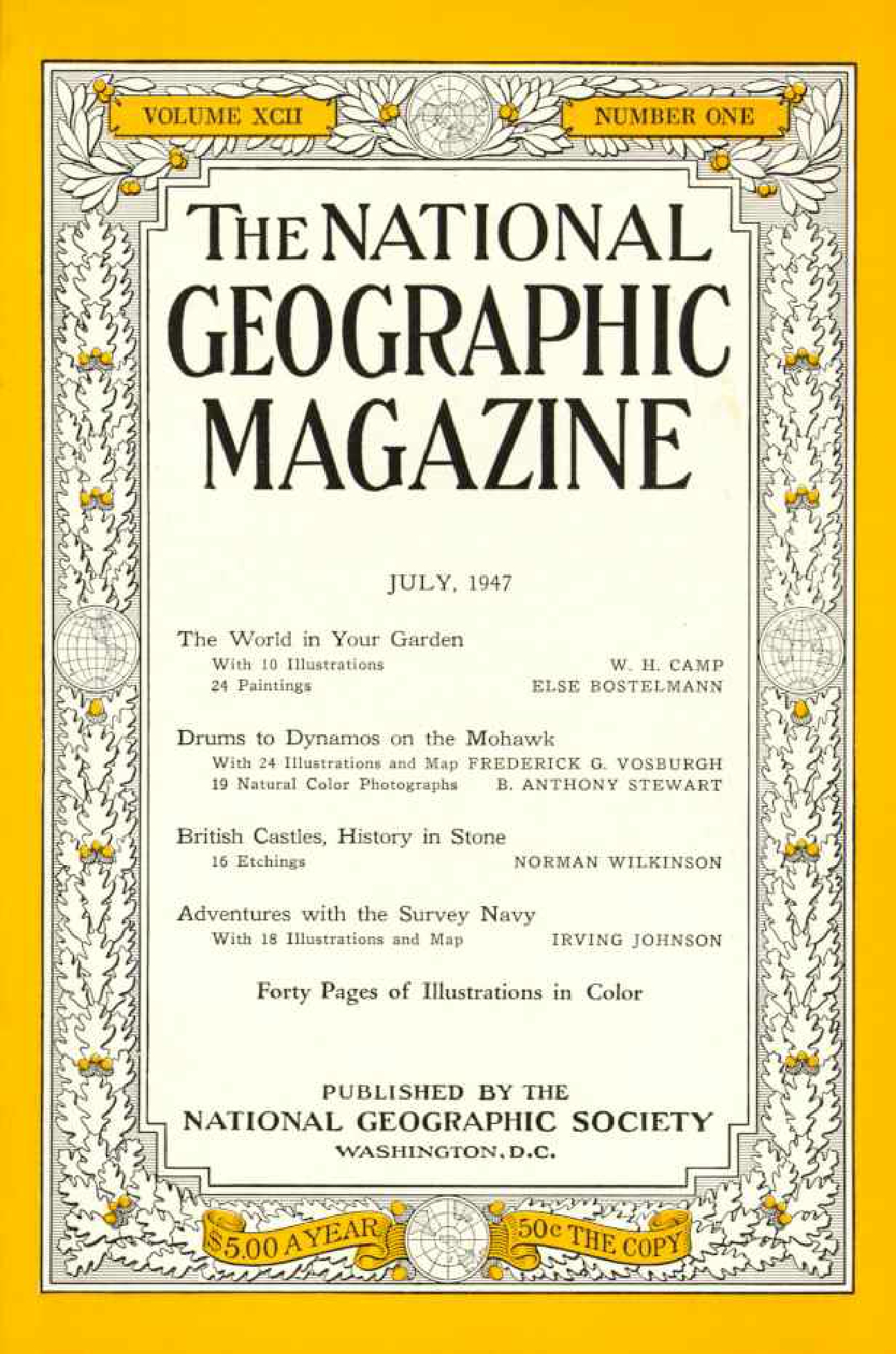 [해외잡지] National Geographic 1947-07 092-1 Jul