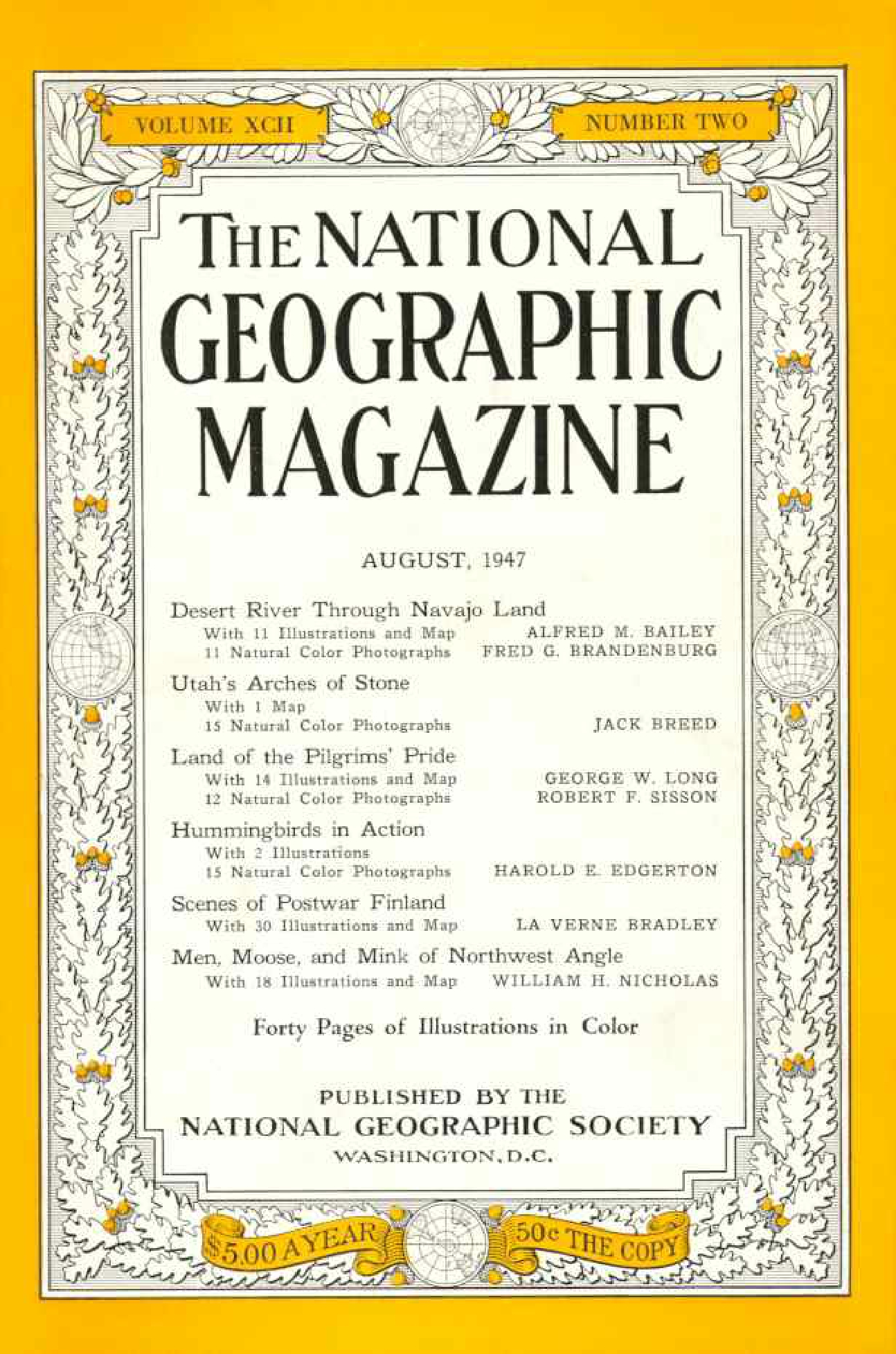 [해외잡지] National Geographic 1947-08 092-2 Aug