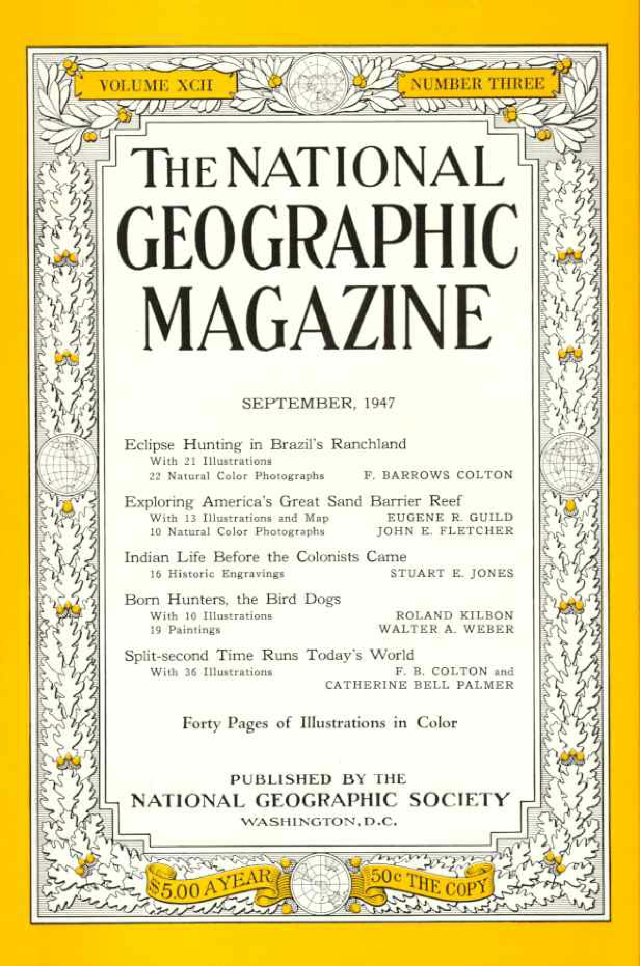 [해외잡지] National Geographic 1947-09 092-3 Sep