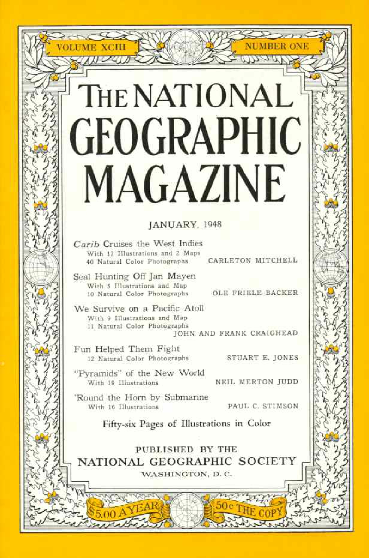 [해외잡지] National Geographic 1948-01 093-1 Jan