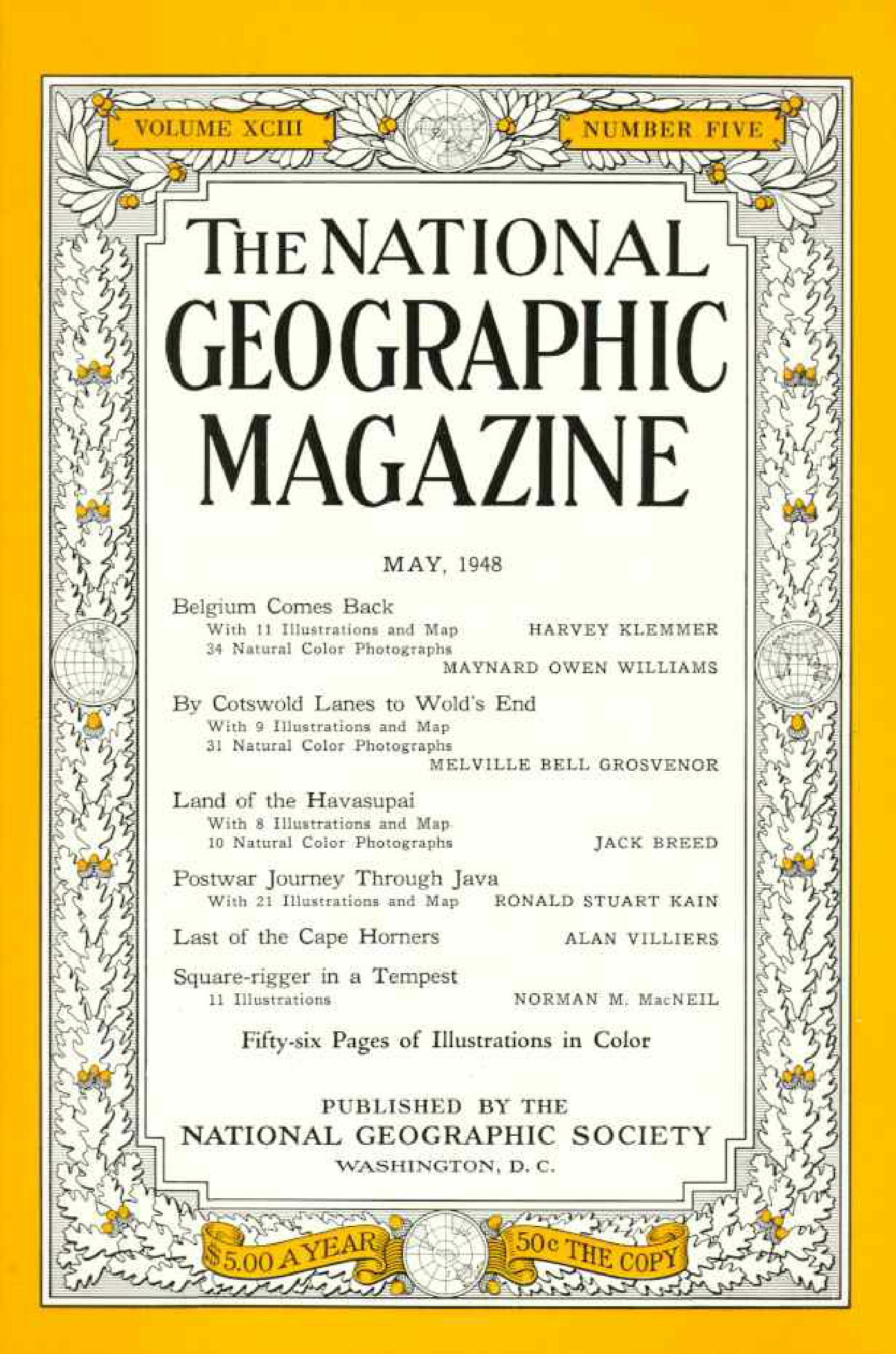 [해외잡지] National Geographic 1948-05 093-5 May