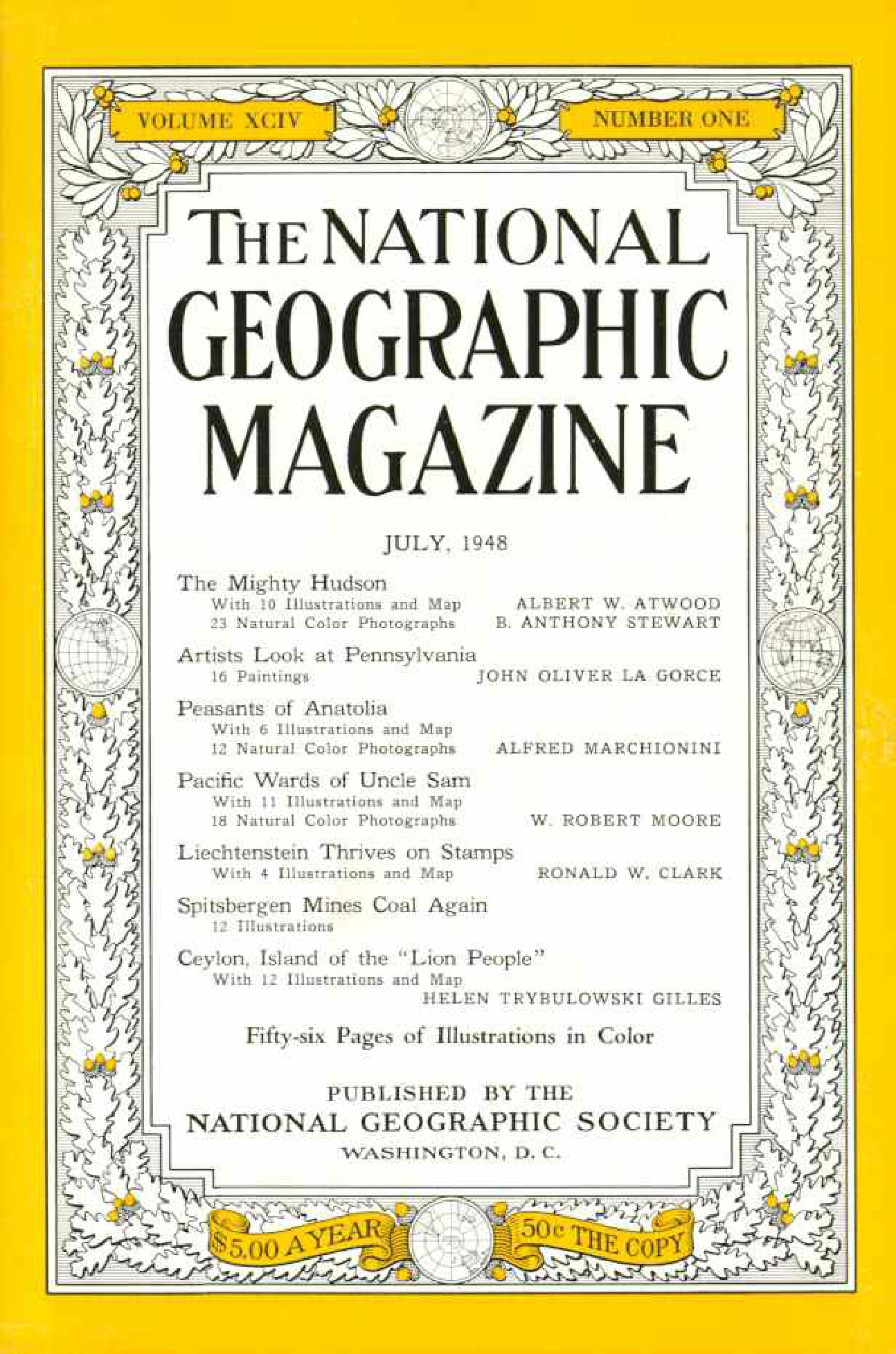 [해외잡지] National Geographic 1948-07 094-1 Jul