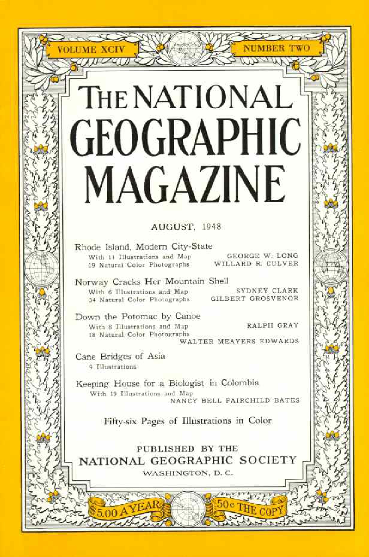 [해외잡지] National Geographic 1948-08 094-2 Aug