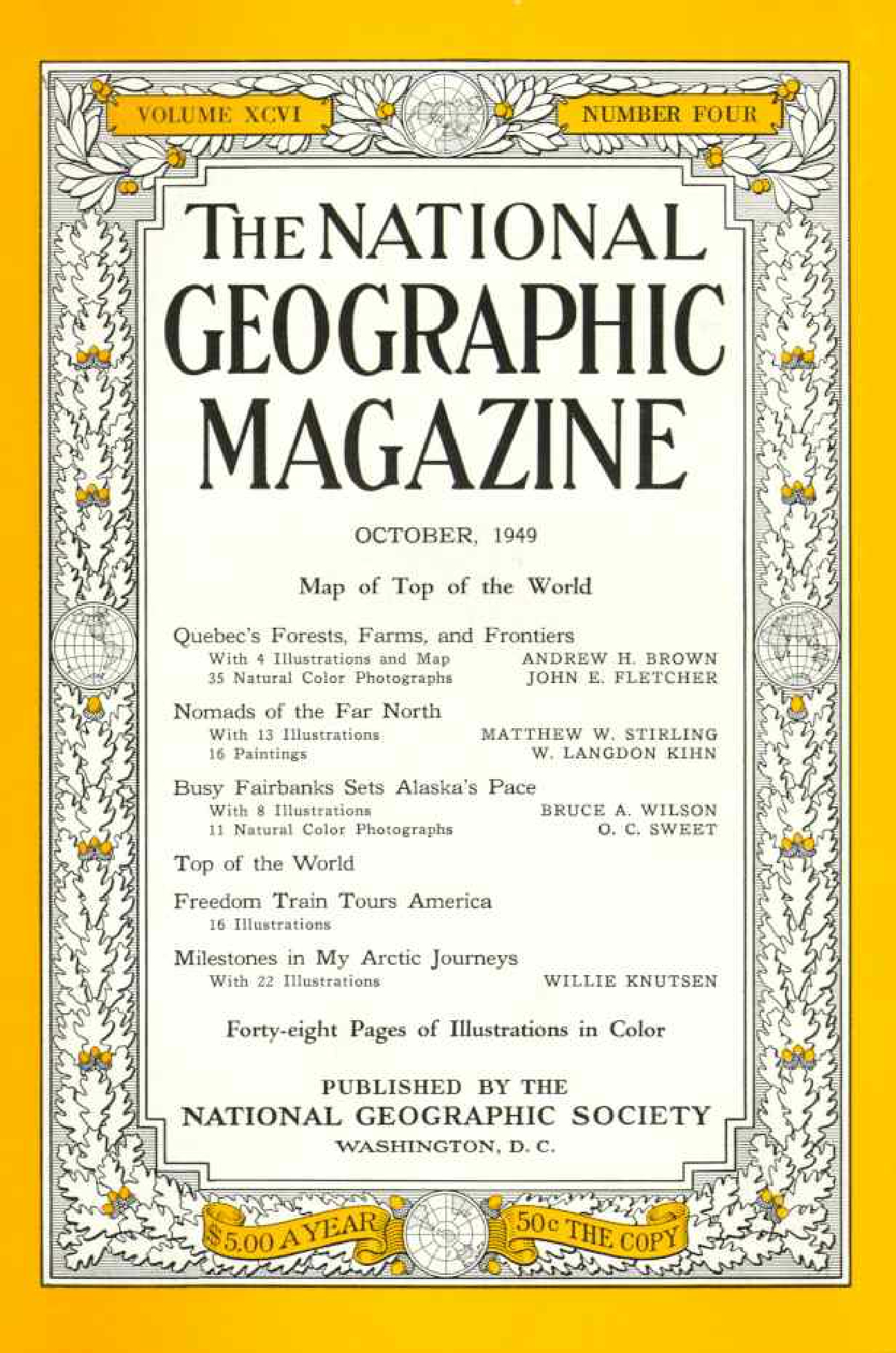 [해외잡지] National Geographic 1949-10 096-4 Oct