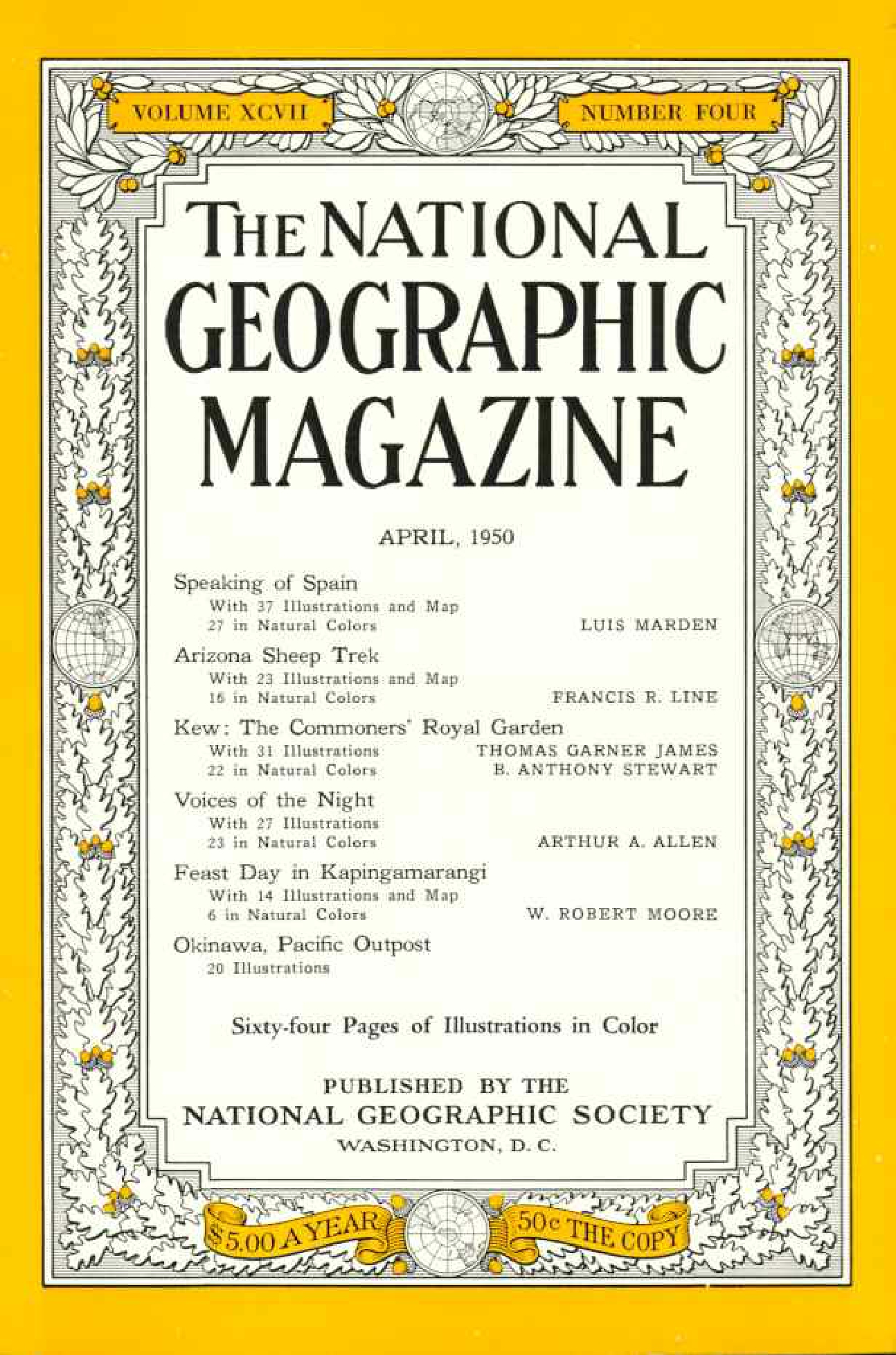 [해외잡지] National Geographic 1950-04 097-4 Apr