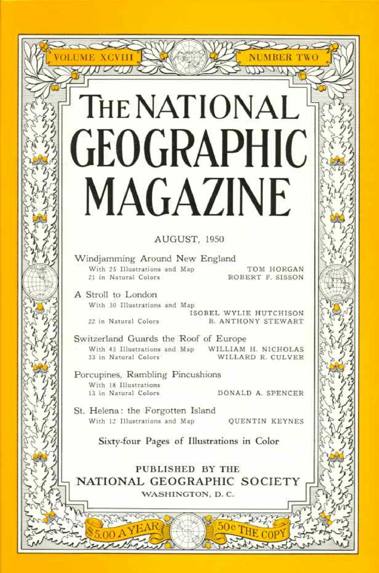 [해외잡지] National Geographic 1950-08 098-2 Aug