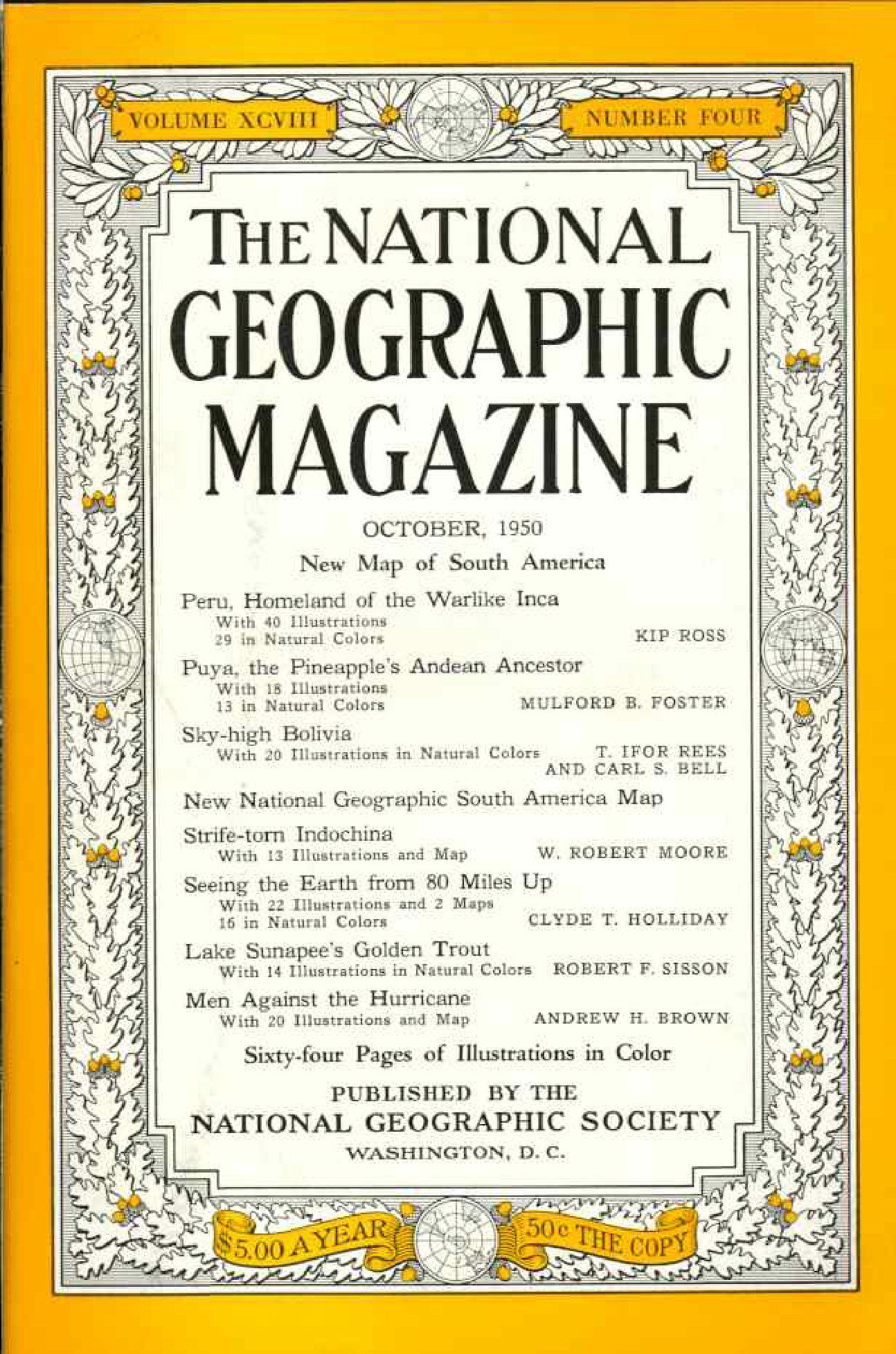 [해외잡지] National Geographic 1950-10 098-4 Oct