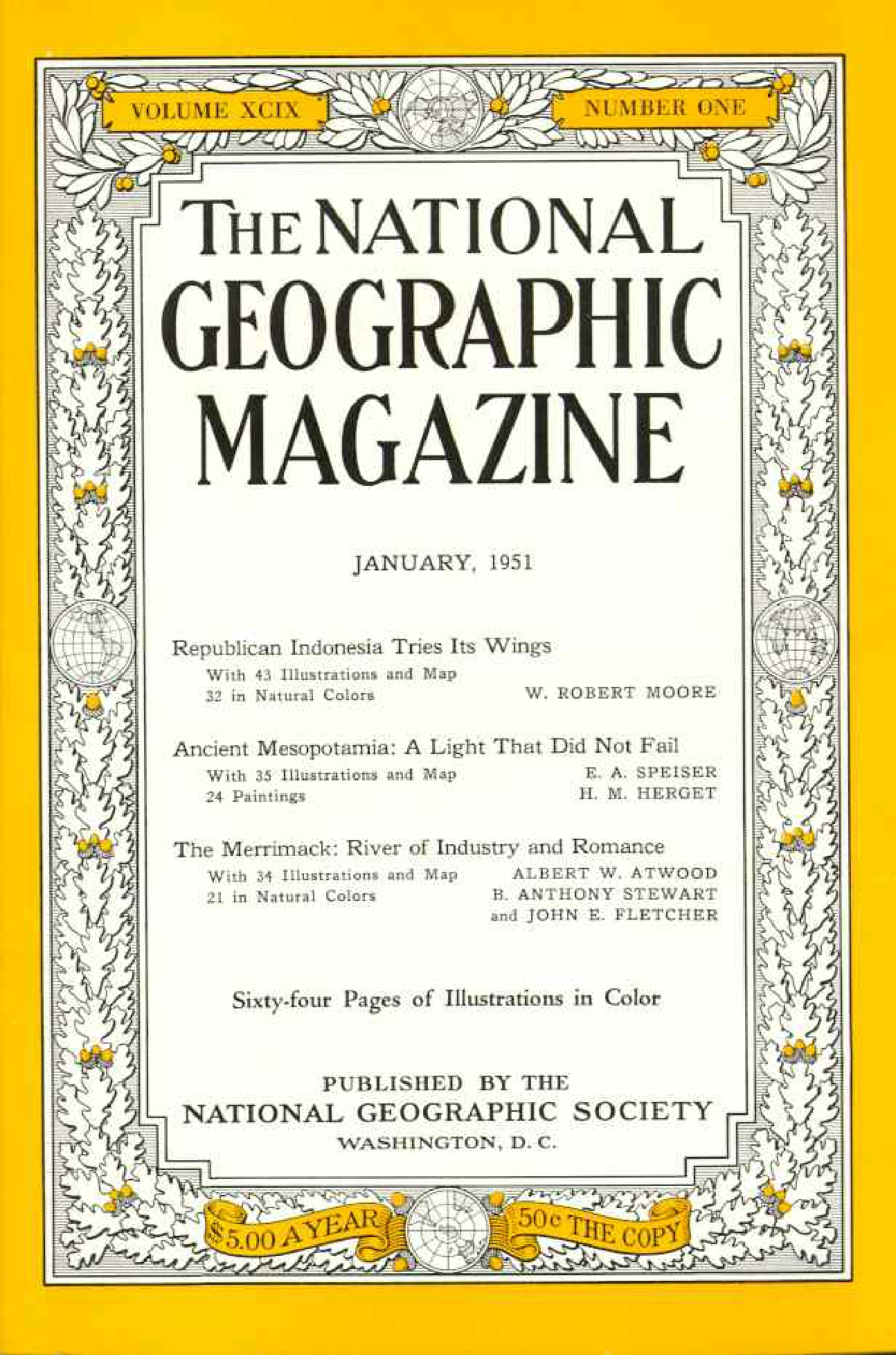 [해외잡지] National Geographic 1951-01 099-1 Jan