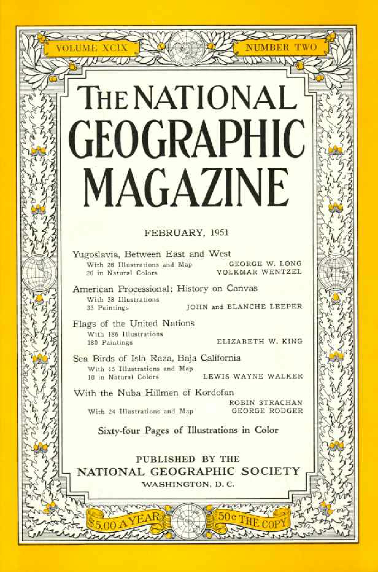 [해외잡지] National Geographic 1951-02 099-2 Feb
