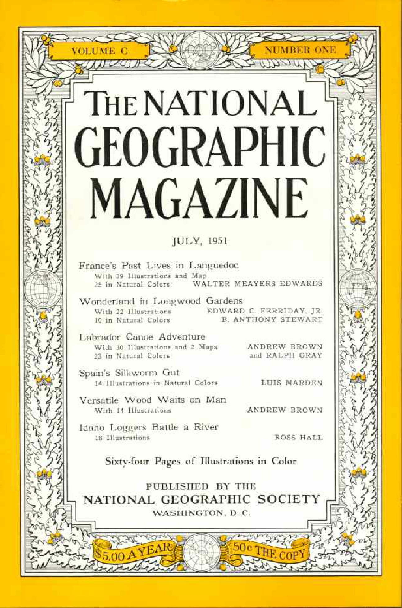 [해외잡지] National Geographic 1951-07 100-1 Jul