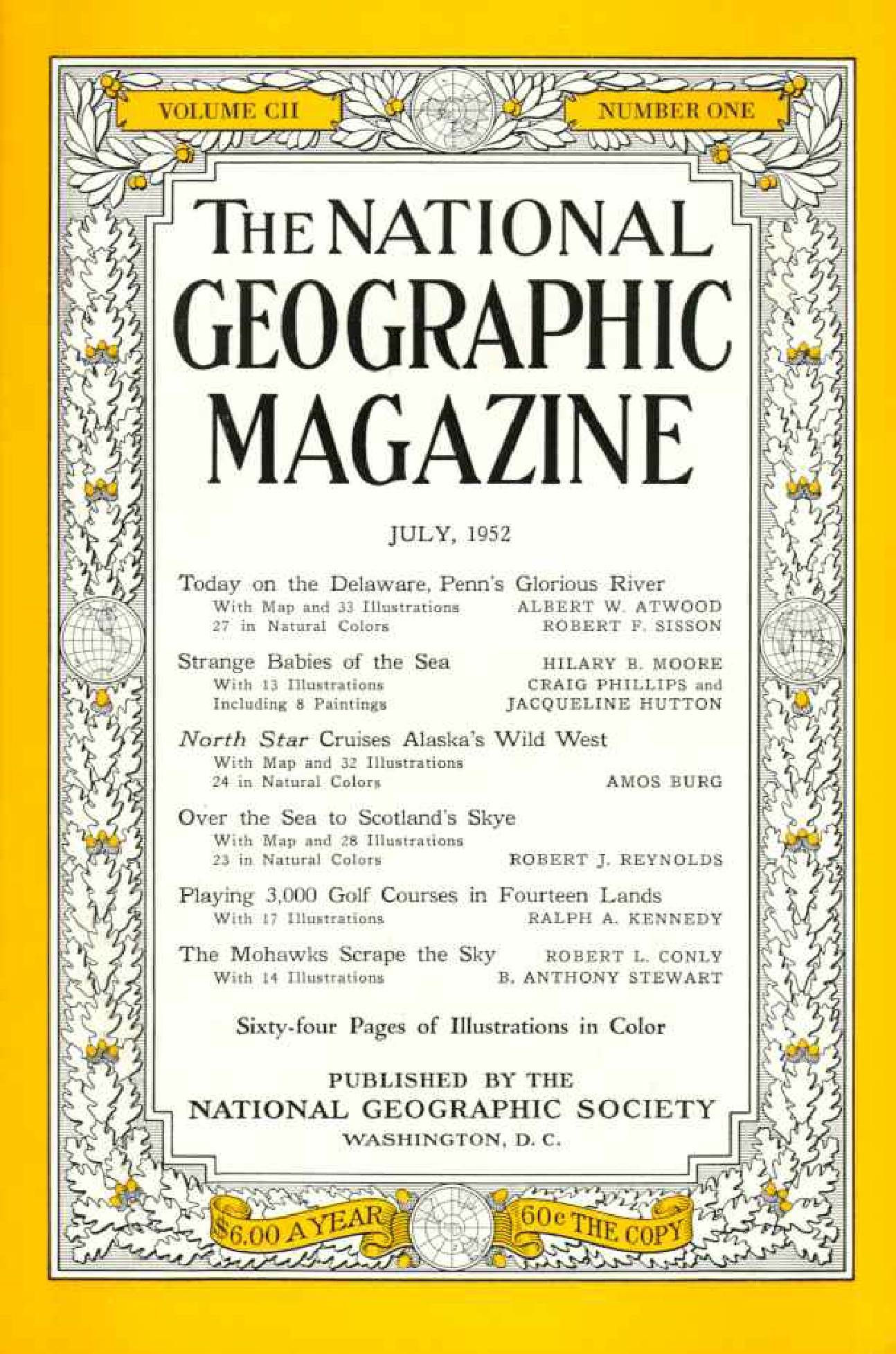 [해외잡지] National Geographic 1952-07 102-1 Jul