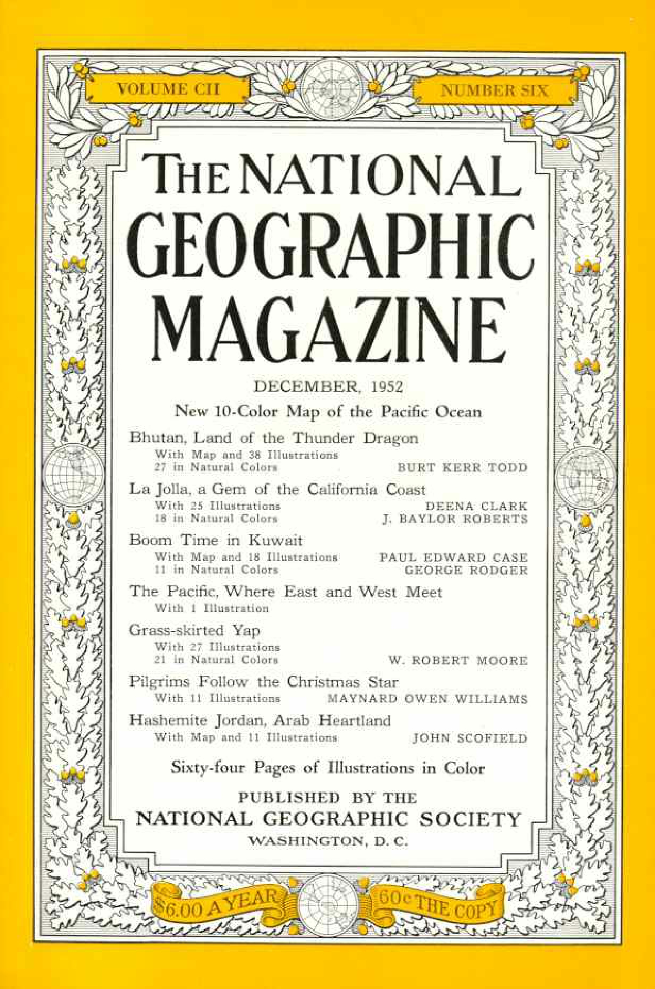 [해외잡지] National Geographic 1952-12 102-6 Dec