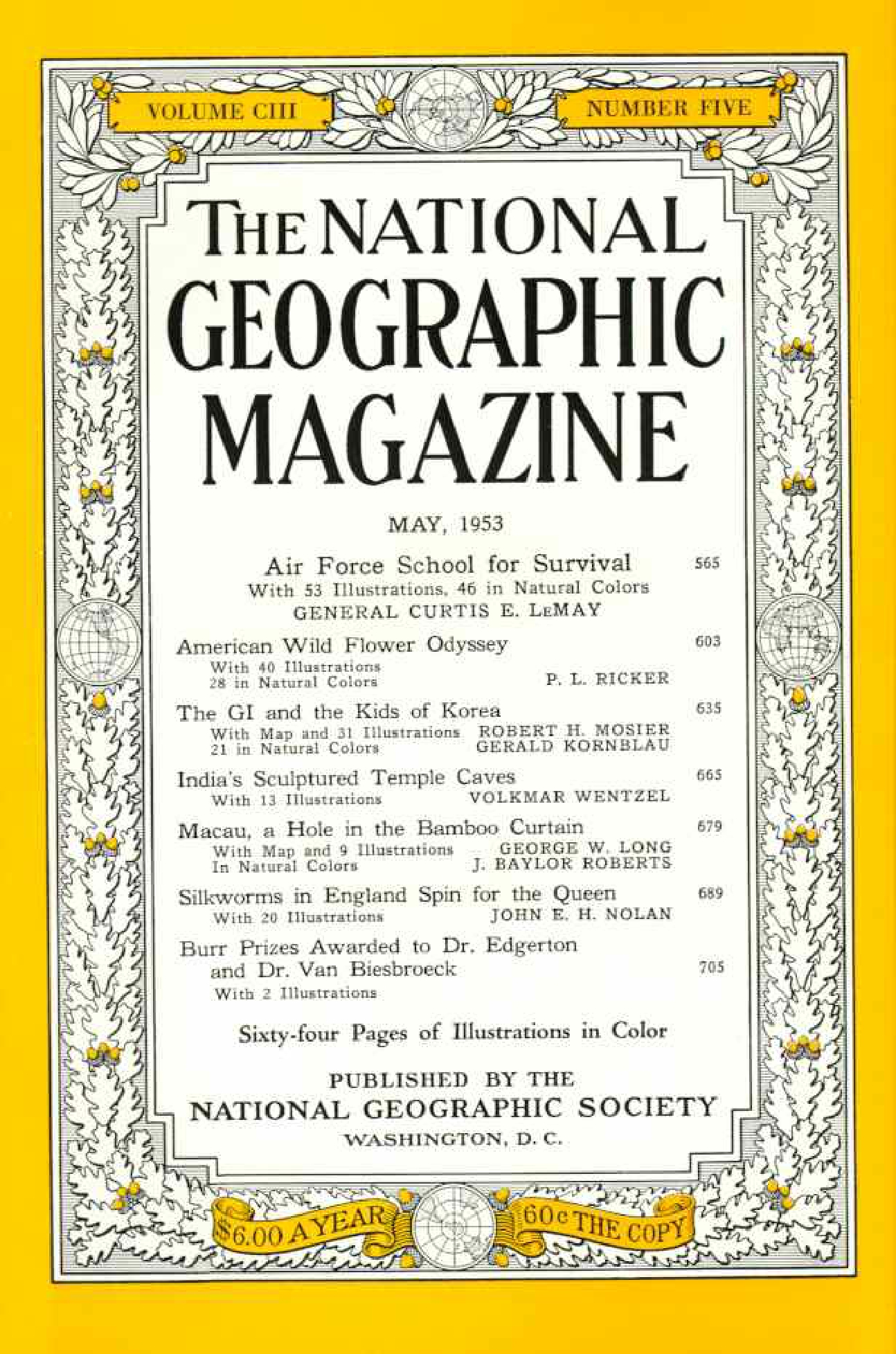 [해외잡지] National Geographic 1953-05 103-5 May