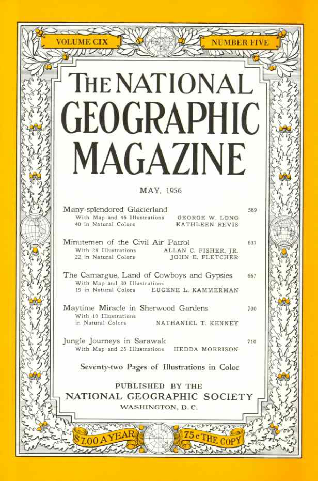 [해외잡지] National Geographic 1956-05 109-5 May