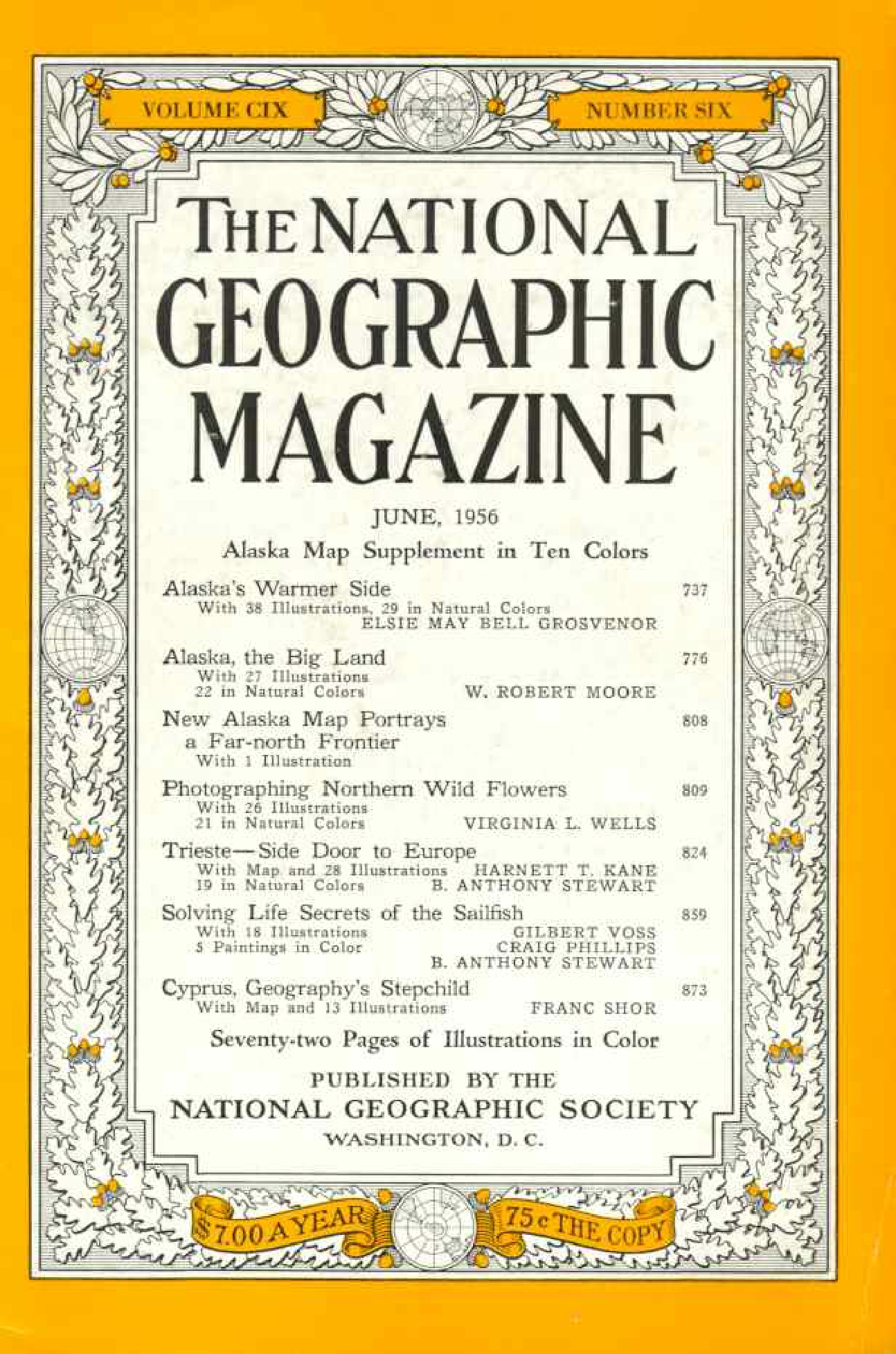 [해외잡지] National Geographic 1956-06 109-6 Jun
