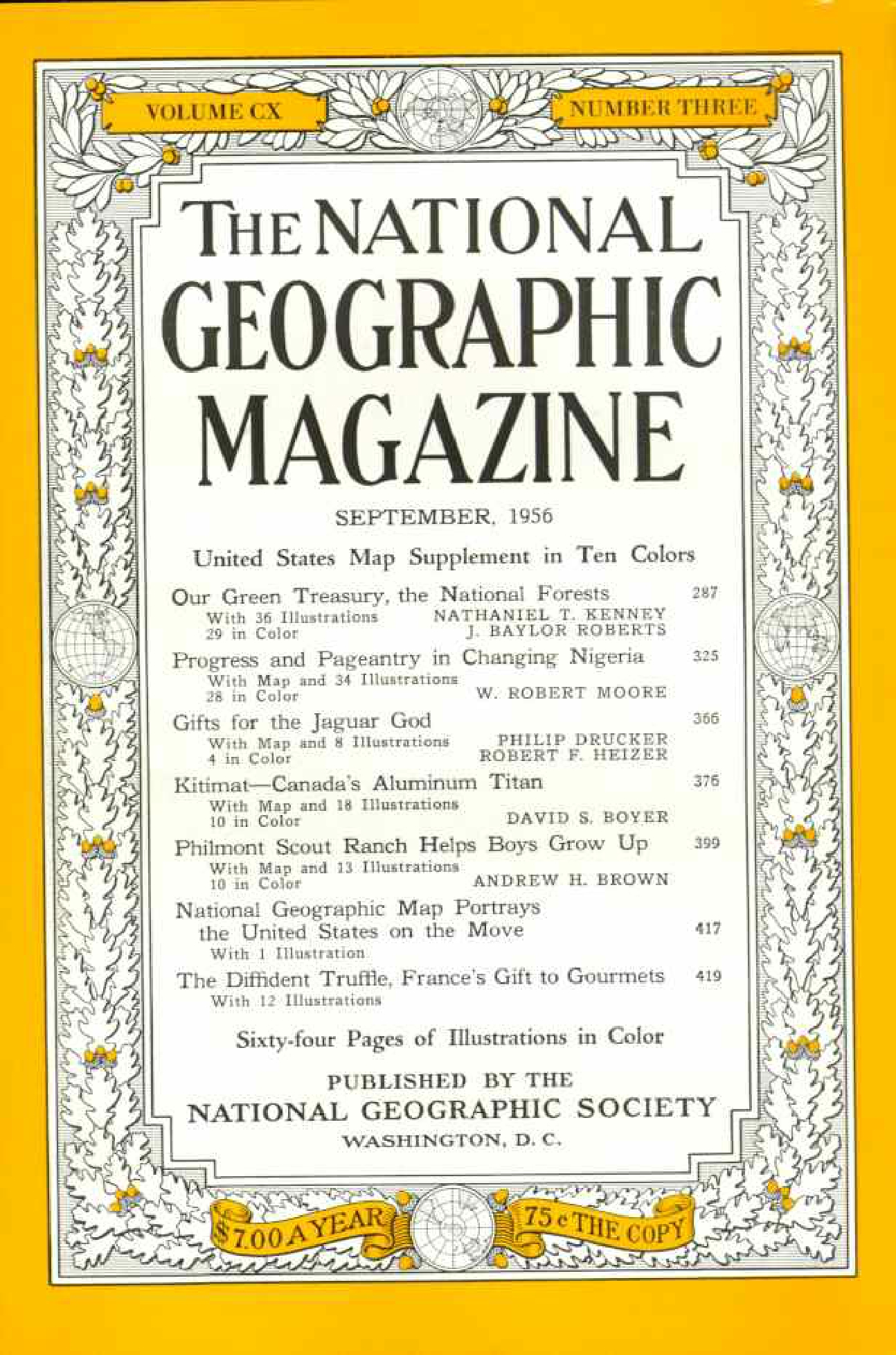[해외잡지] National Geographic 1956-09 110-3 Sep