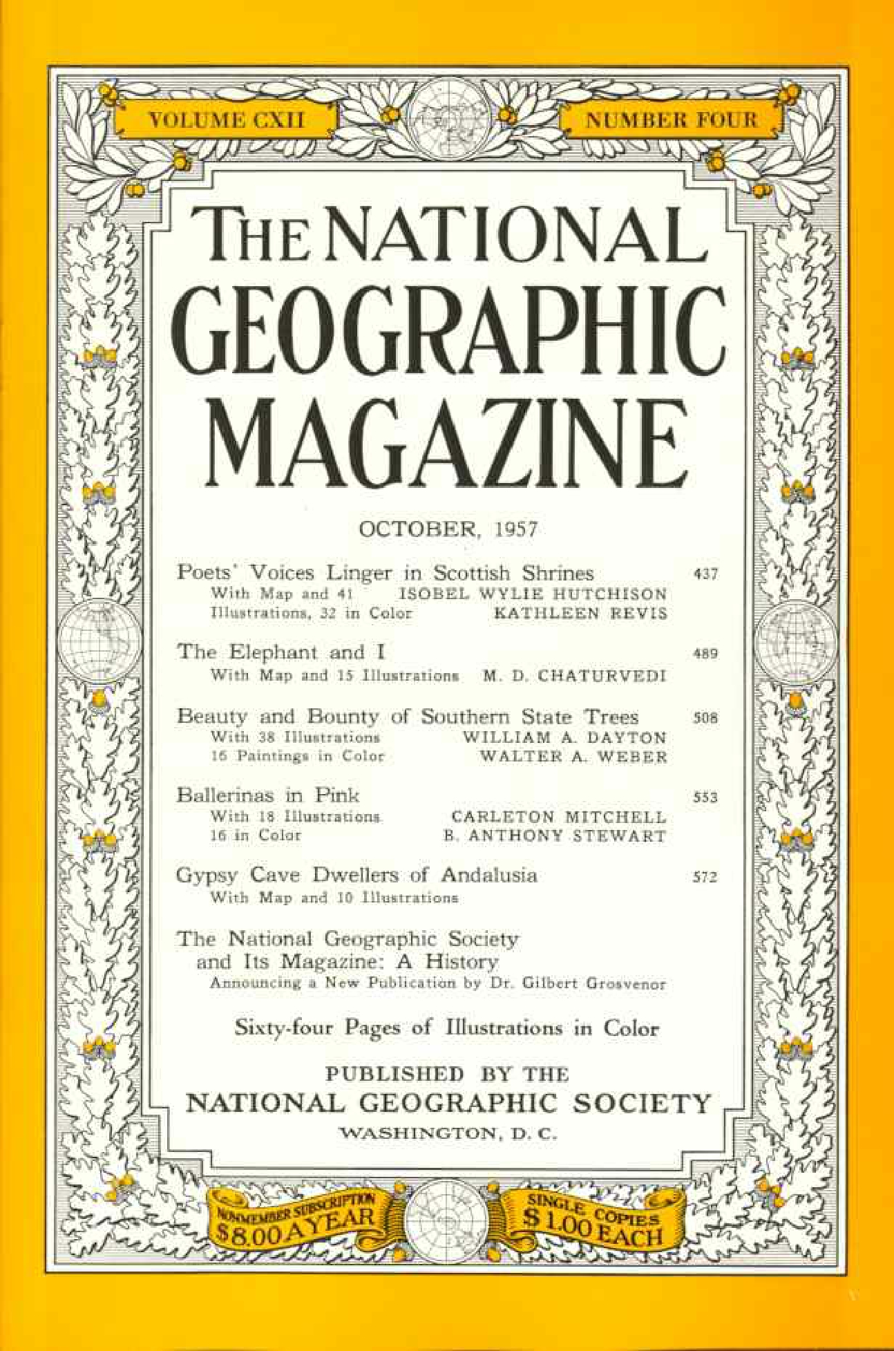 [해외잡지] National Geographic 1957-10 112-4 Oct