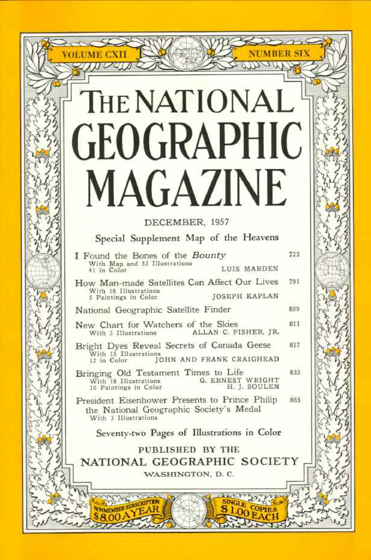 [해외잡지] National Geographic 1957-12 112-6 Dec