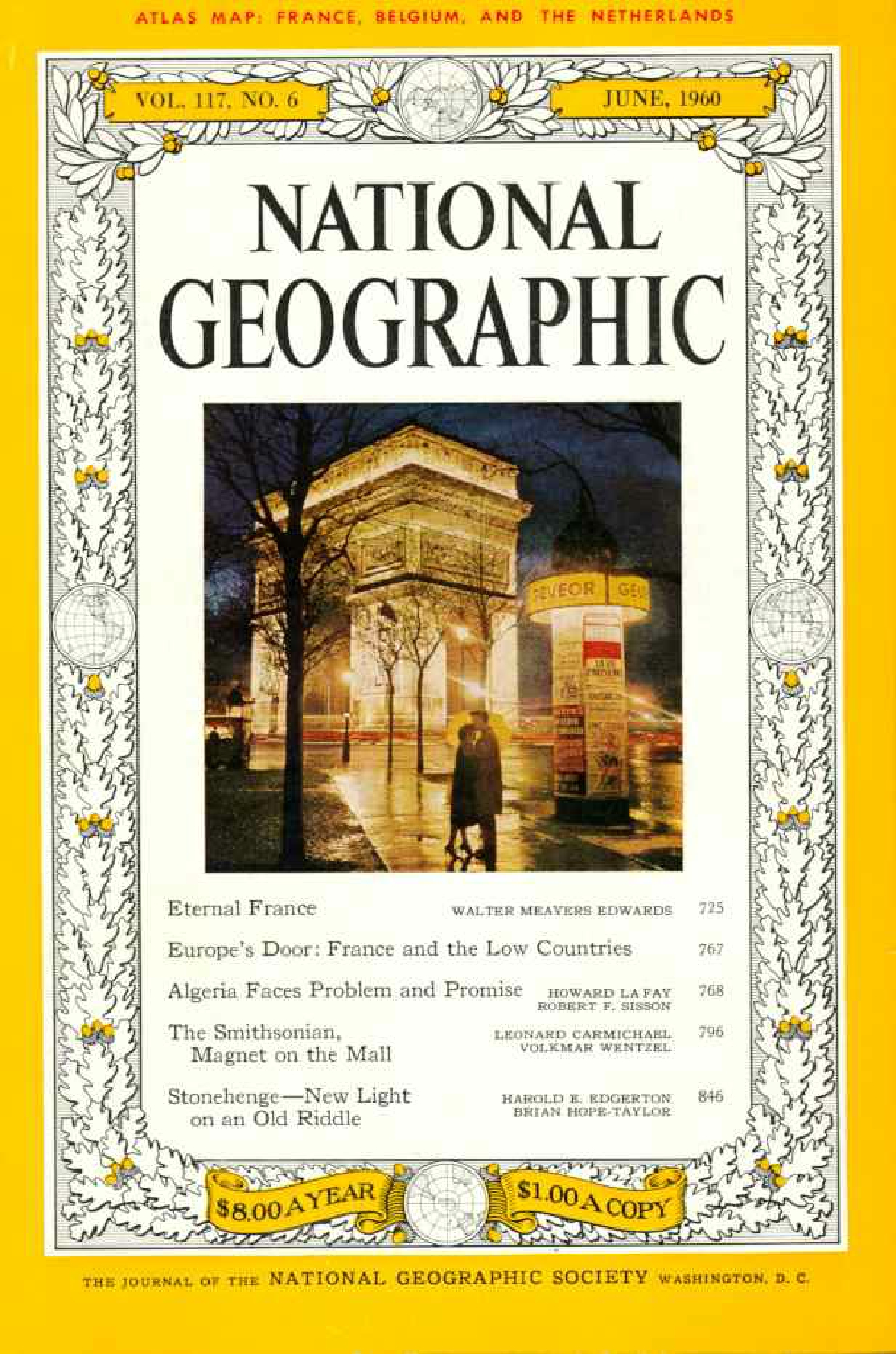[해외잡지] National Geographic 1960-06 117-6 Jun