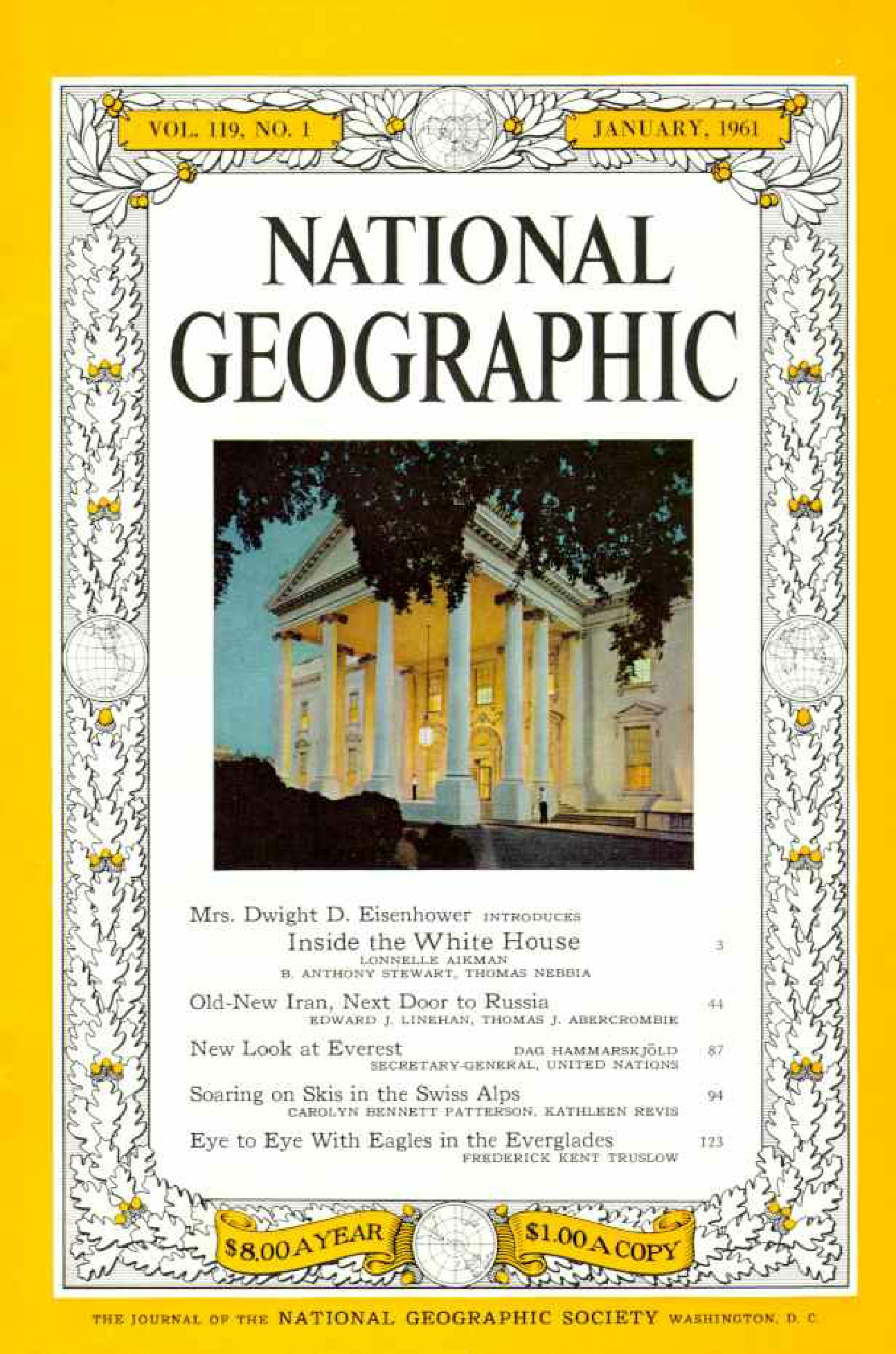 [해외잡지] National Geographic 1961-01 119-1 Jan