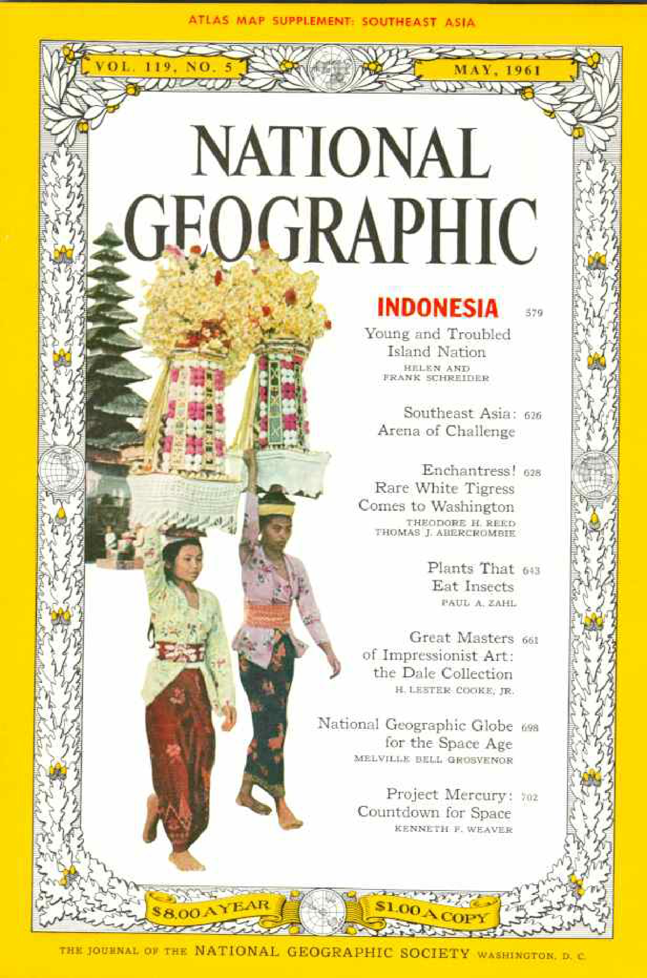 [해외잡지] National Geographic 1961-05 119-5 May