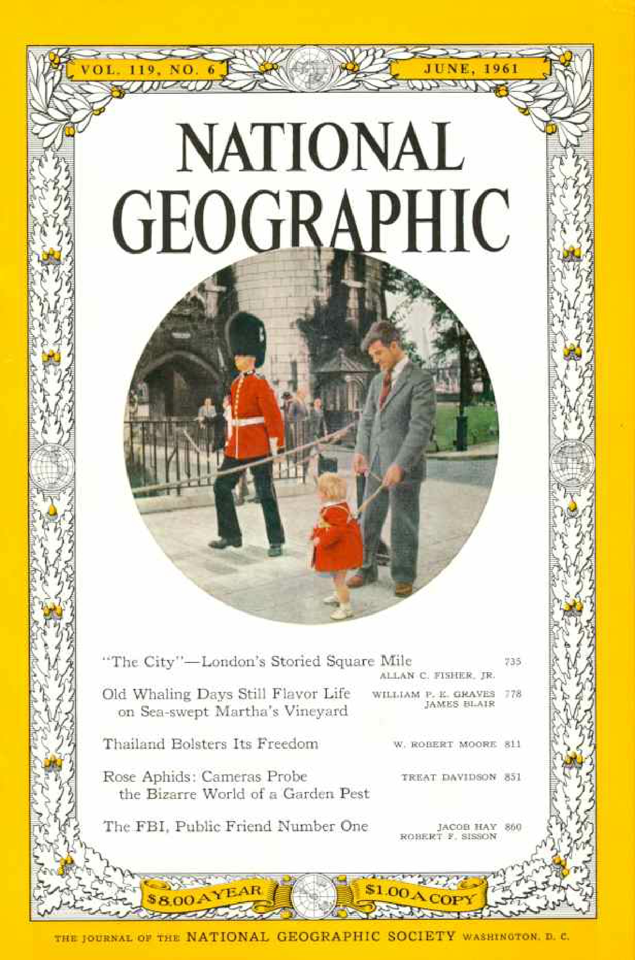 [해외잡지] National Geographic 1961-06 119-6 Jun