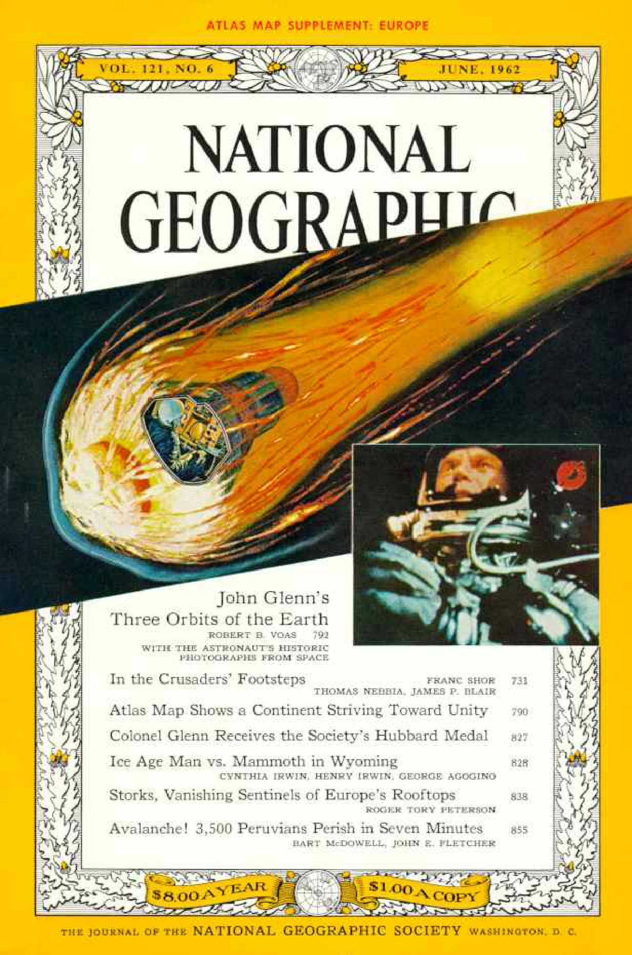 [해외잡지] National Geographic 1962-06 121-6 Jun