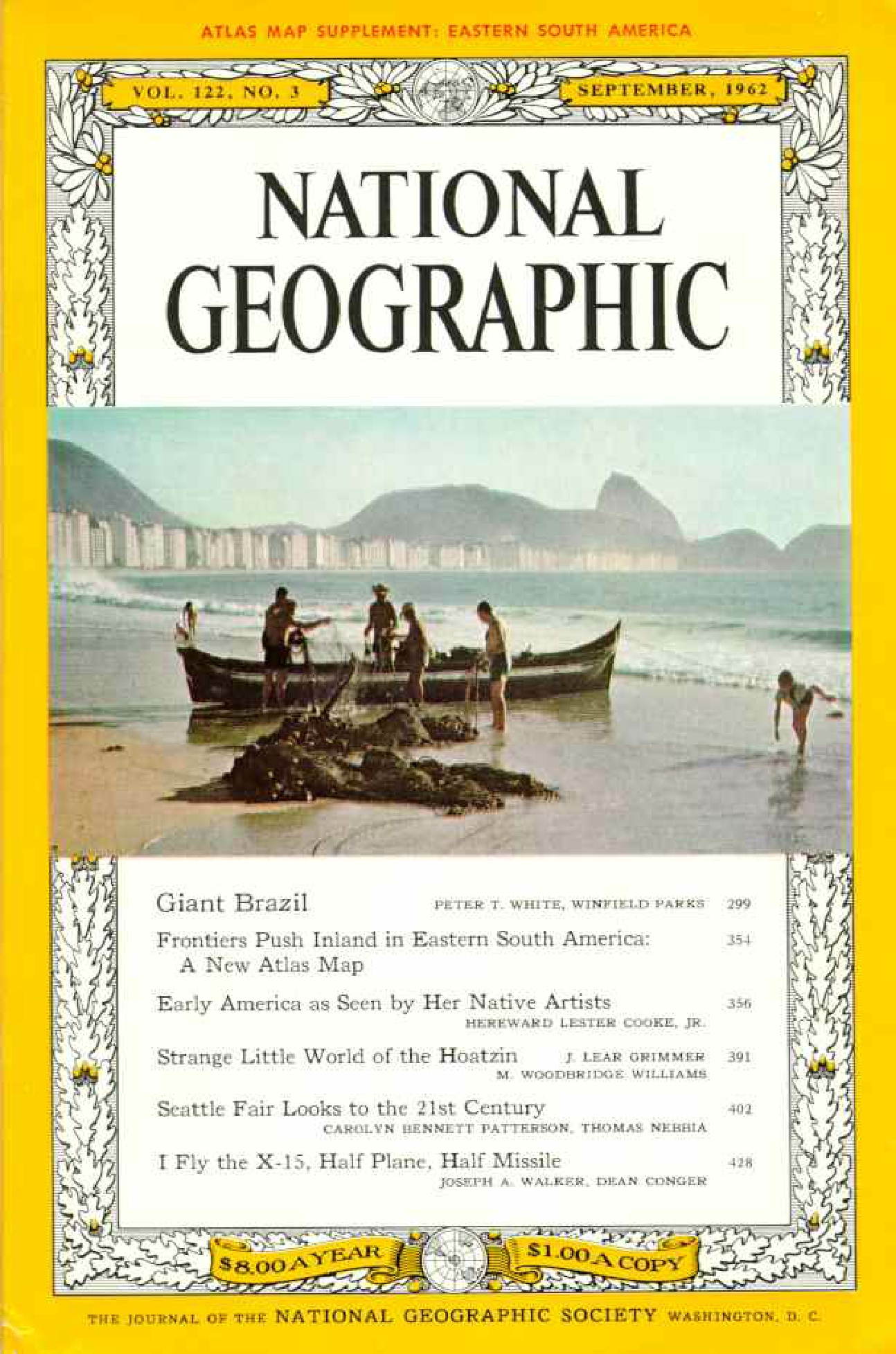 [해외잡지] National Geographic 1962-09 122-3 Sep