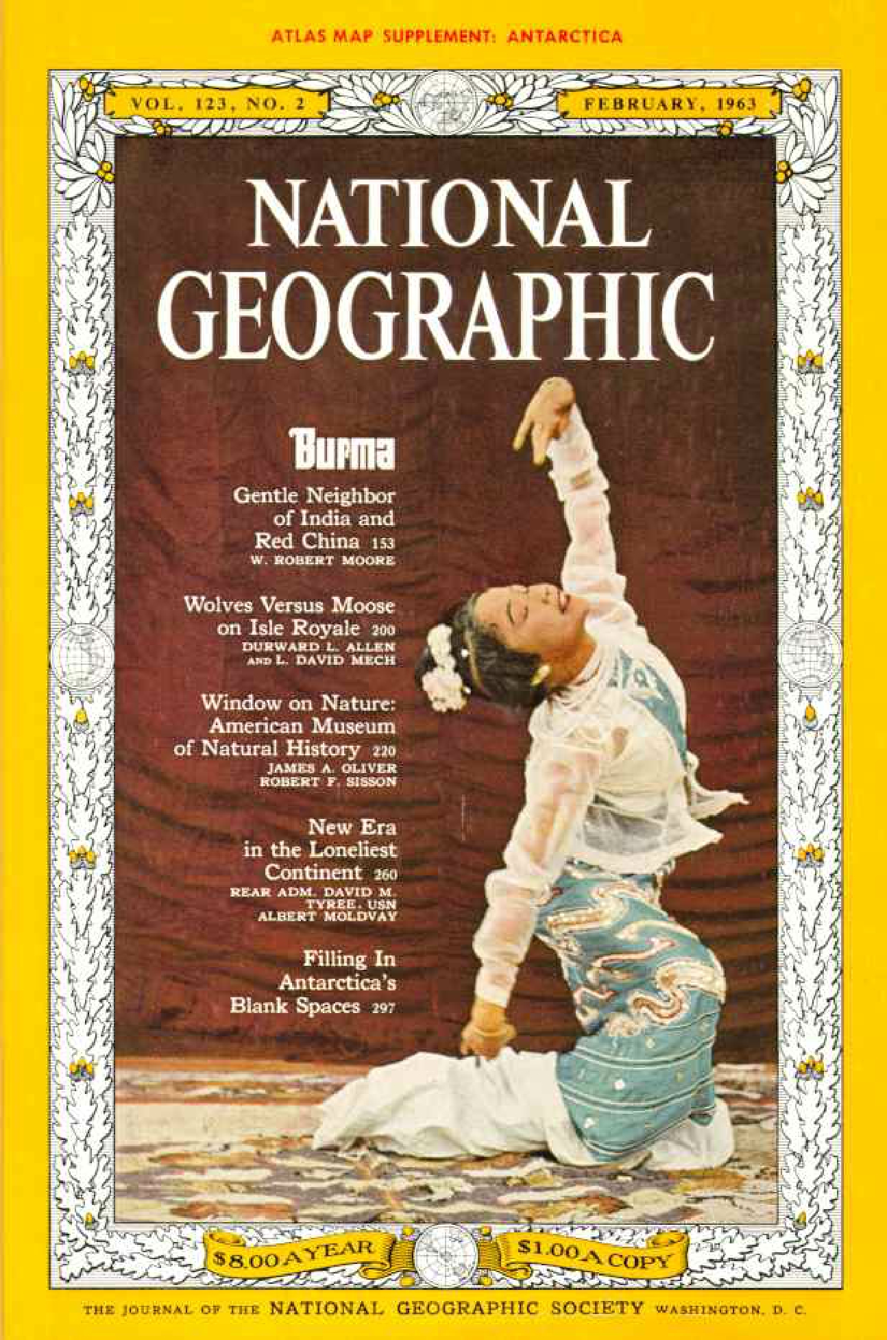 [해외잡지] National Geographic 1963-02 123-2 Feb