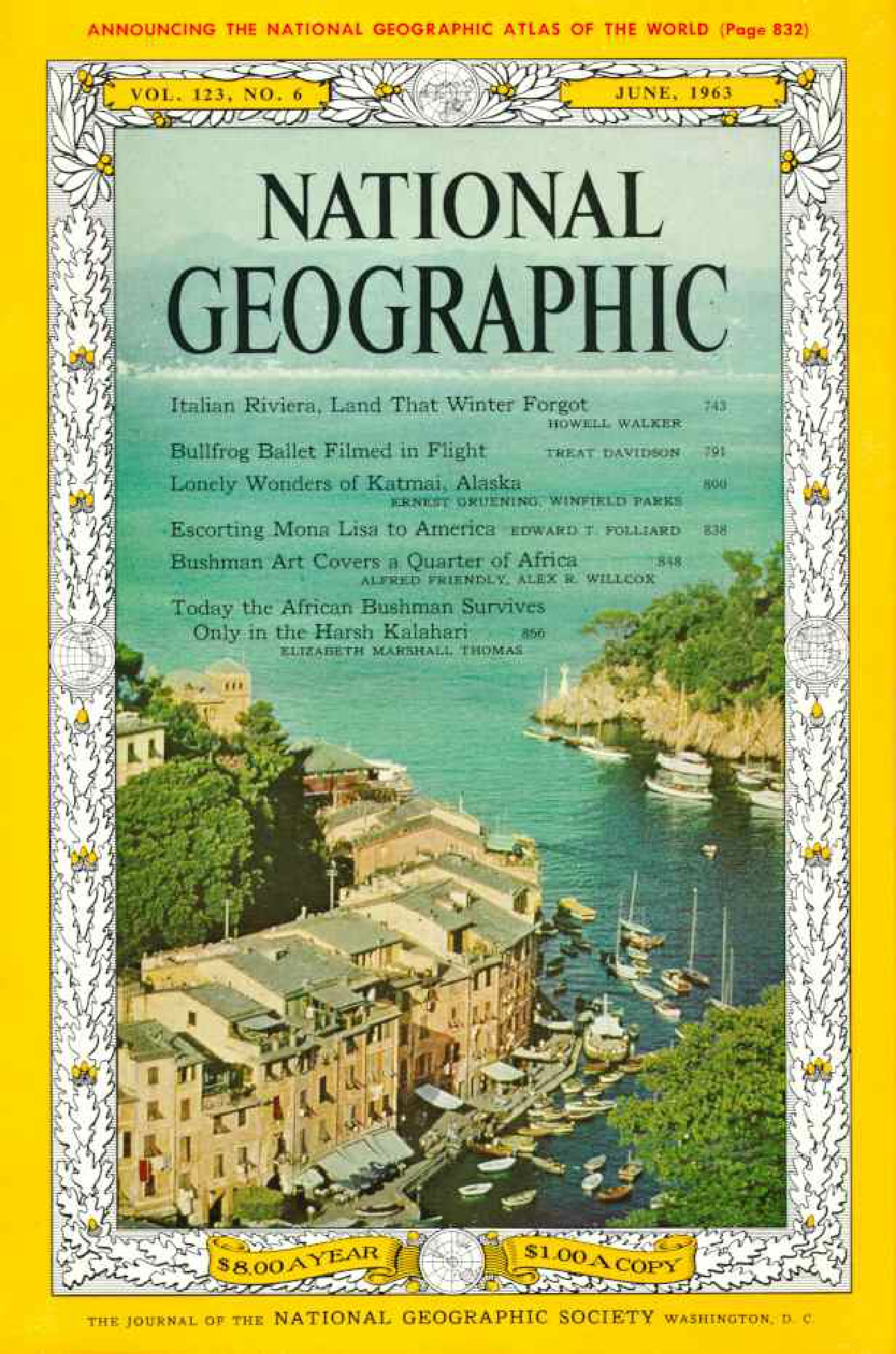 [해외잡지] National Geographic 1963-06 123-6 Jun
