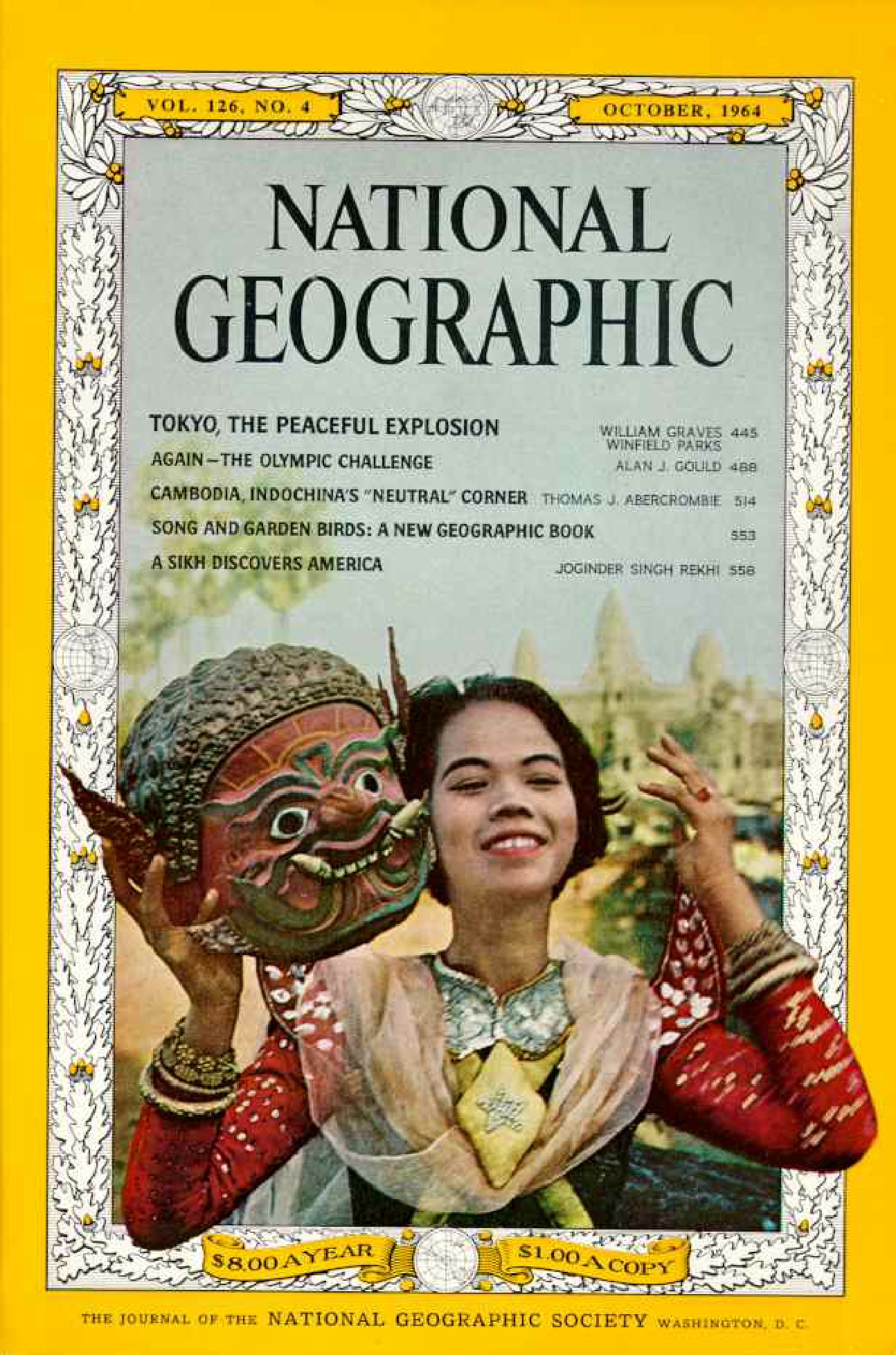 [해외잡지] National Geographic 1964-10 126-4 Oct