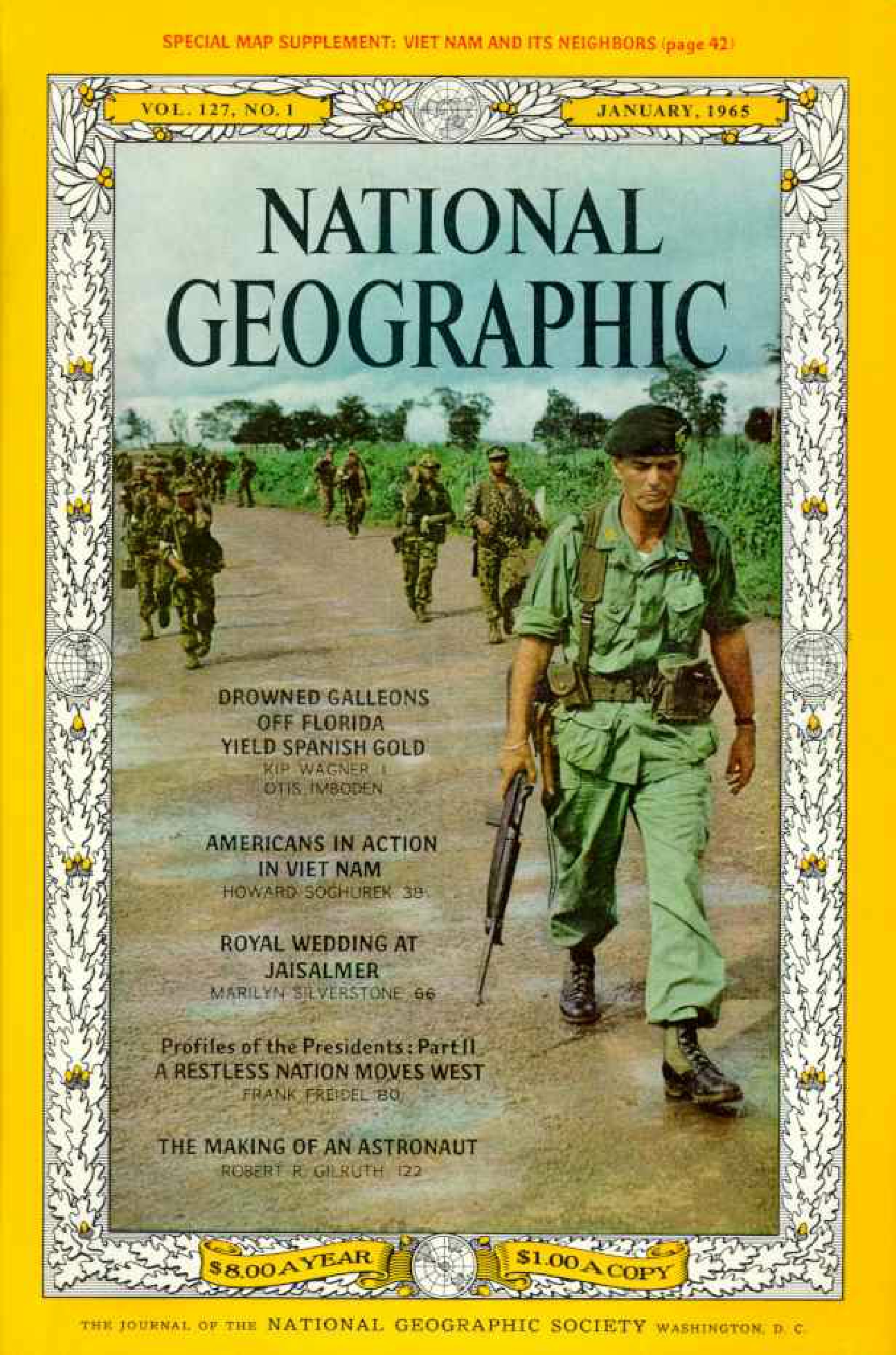 [해외잡지] National Geographic 1965-01 127-1 Jan
