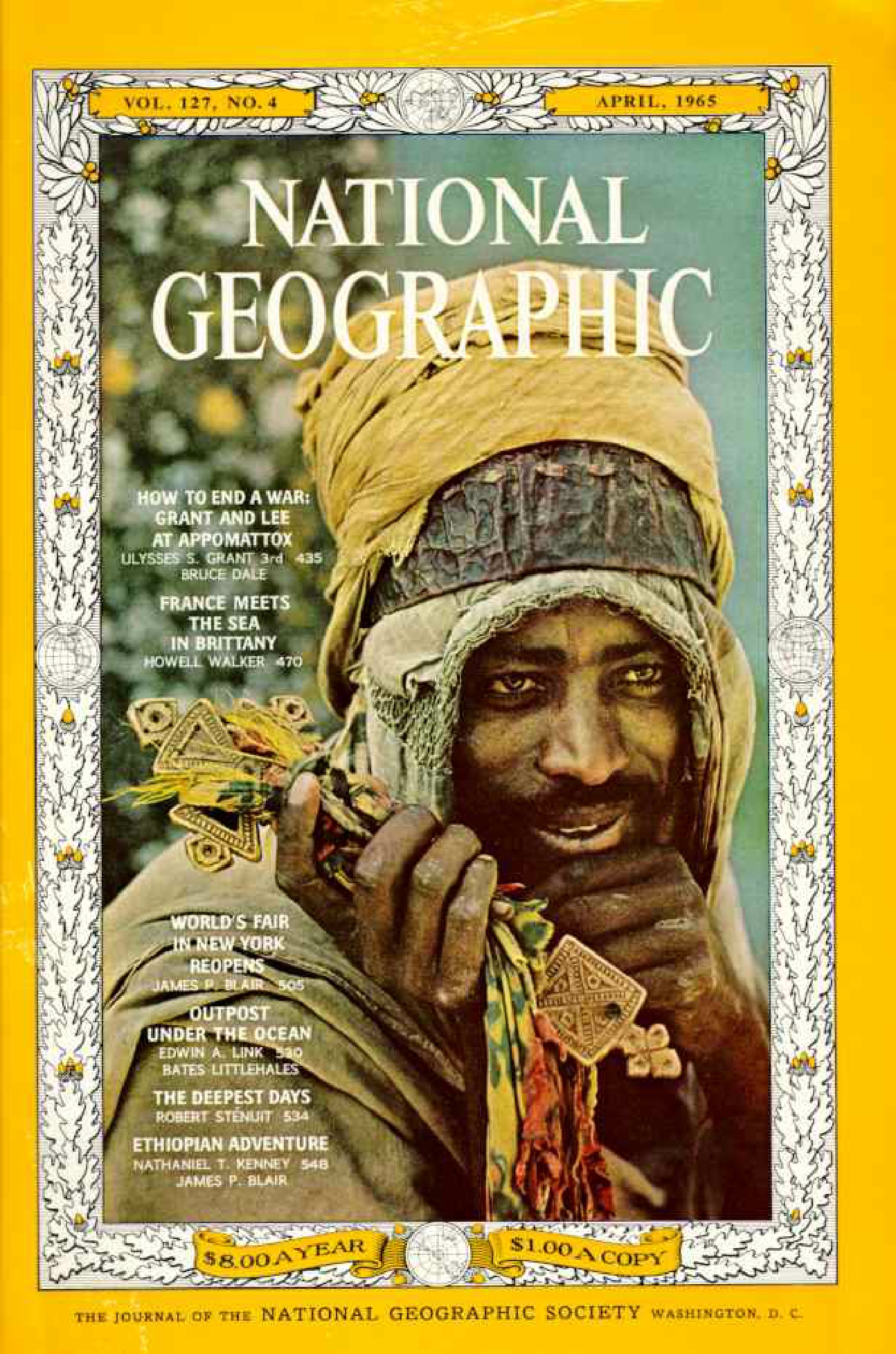 [해외잡지] National Geographic 1965-04 127-4 Apr