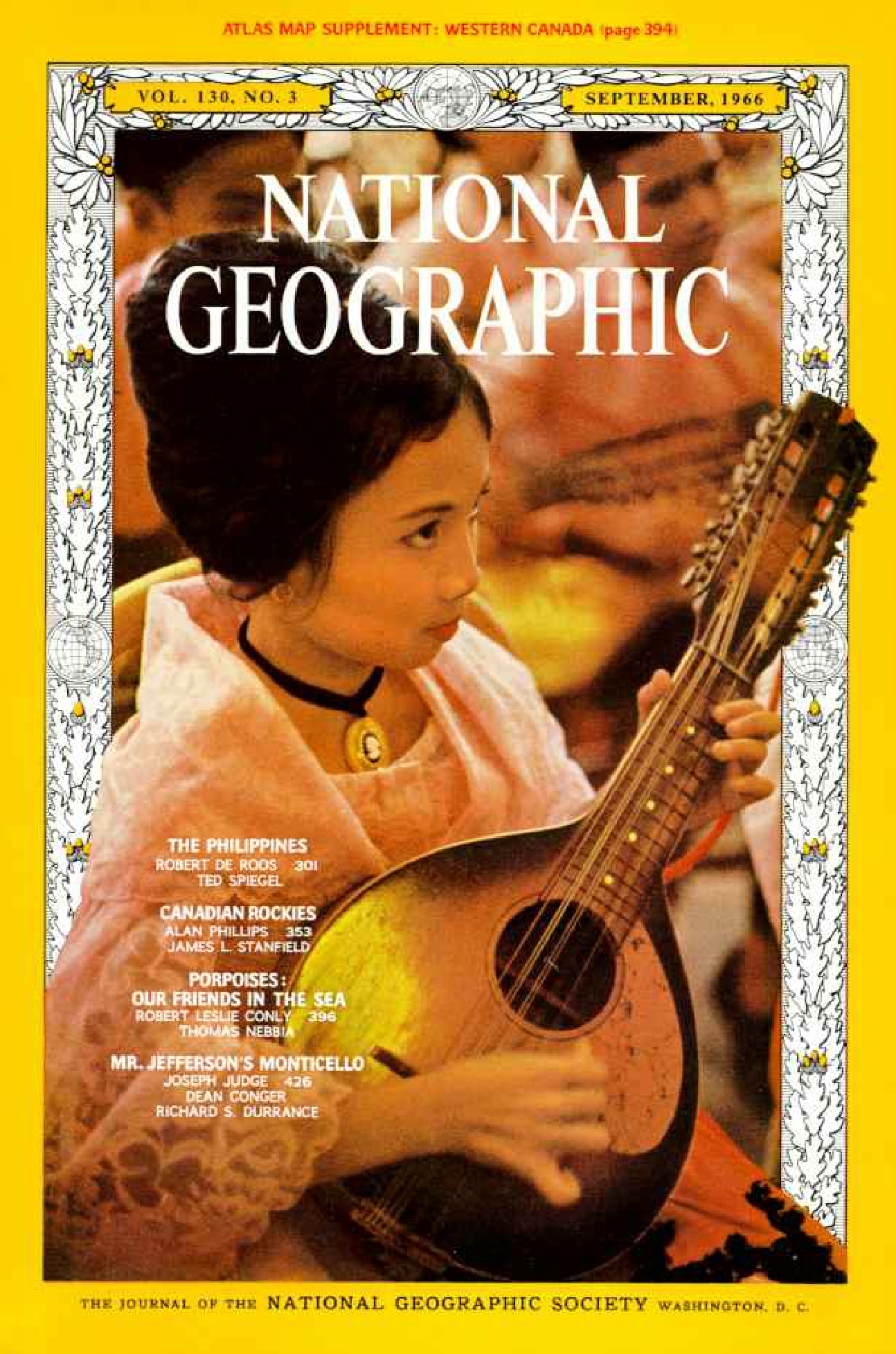 [해외잡지] National Geographic 1966-09 130-3 Sep