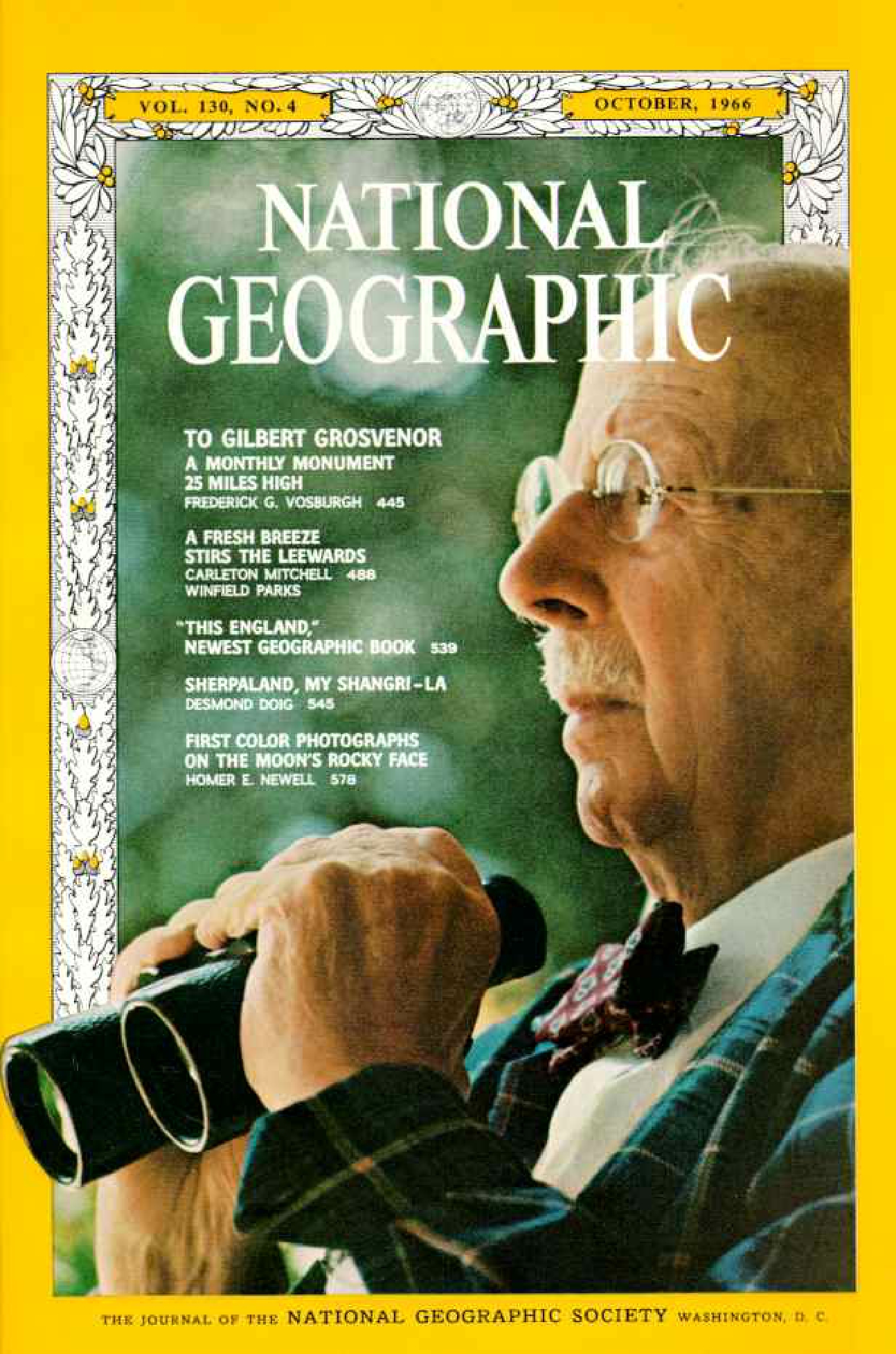 [해외잡지] National Geographic 1966-10 130-4 Oct