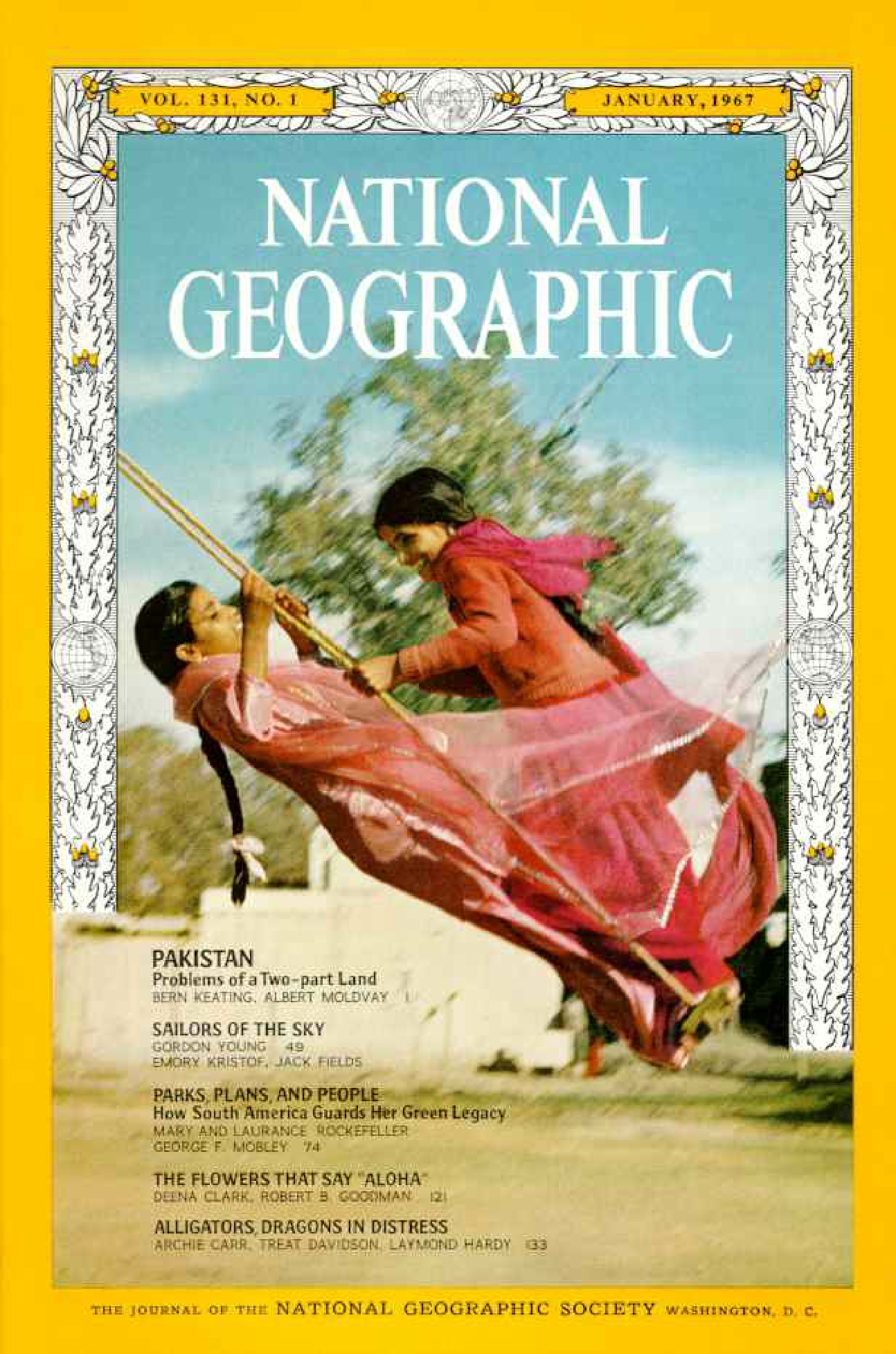 [해외잡지] National Geographic 1967-01 131-1 Jan