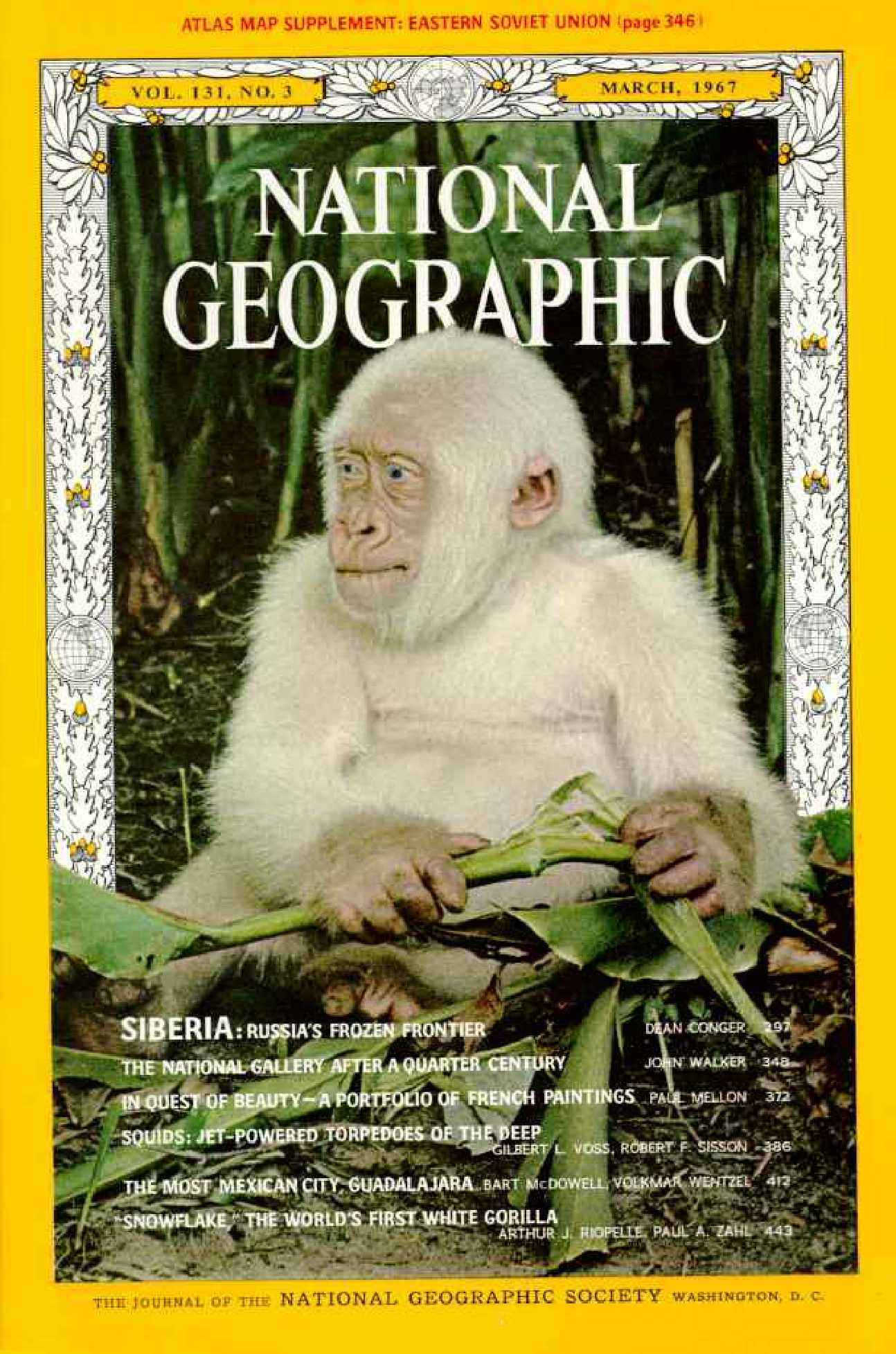 [해외잡지] National Geographic 1967-03 131-3 Mar