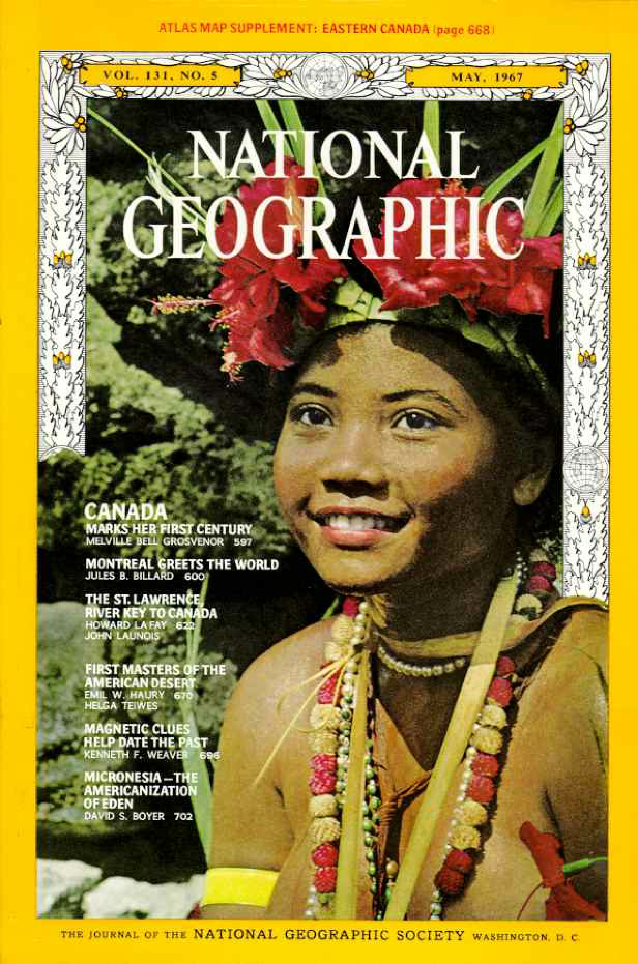 [해외잡지] National Geographic 1967-05 131-5 May