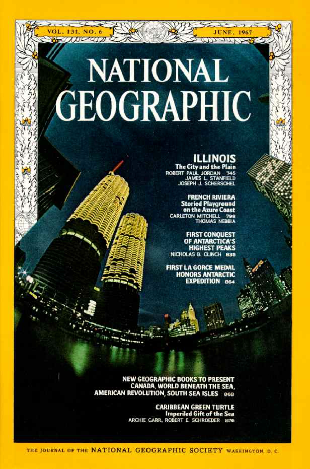 [해외잡지] National Geographic 1967-06 131-6 Jun