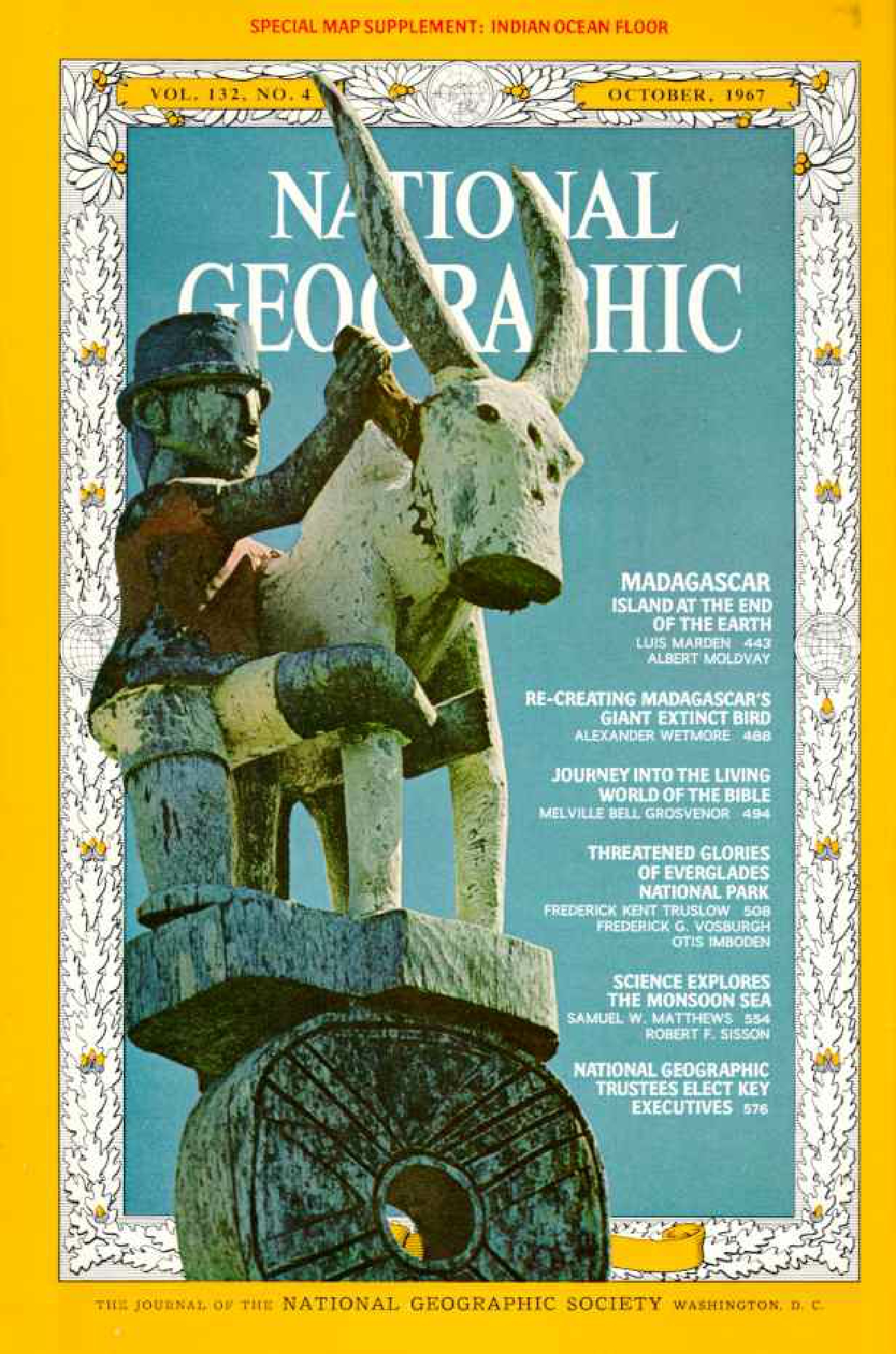 [해외잡지] National Geographic 1967-10 132-4 Oct