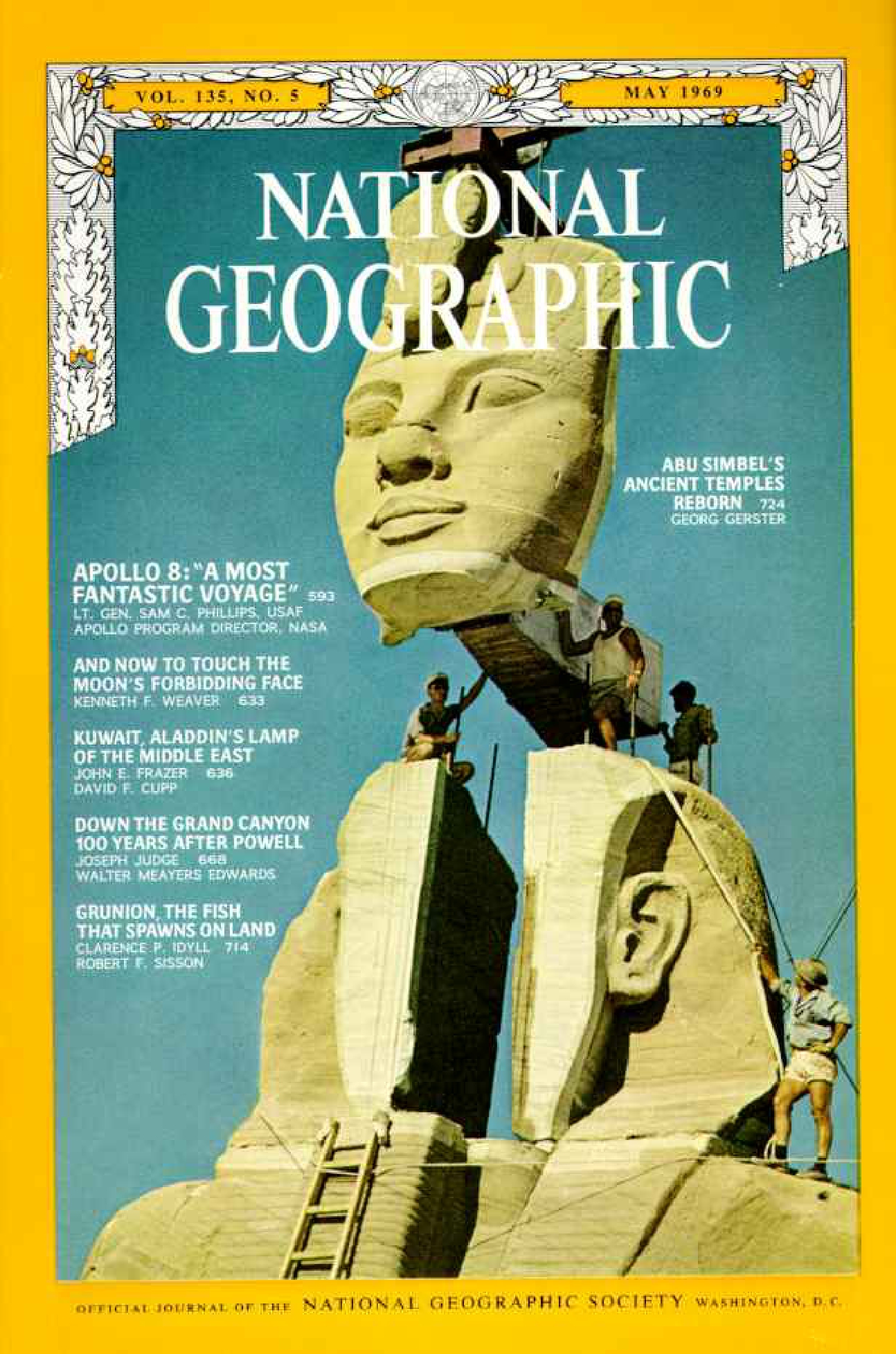 [해외잡지] National Geographic 1969-05 135-5 May